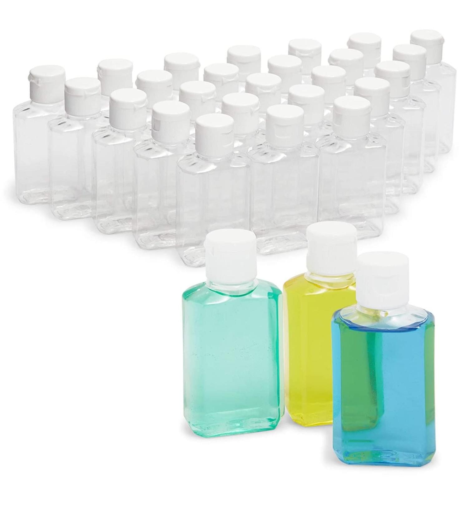 2 oz Travel Size Bottles for Hand Lotion and Shampoo - 25 Pack - Buy Online on SooperMarket.com