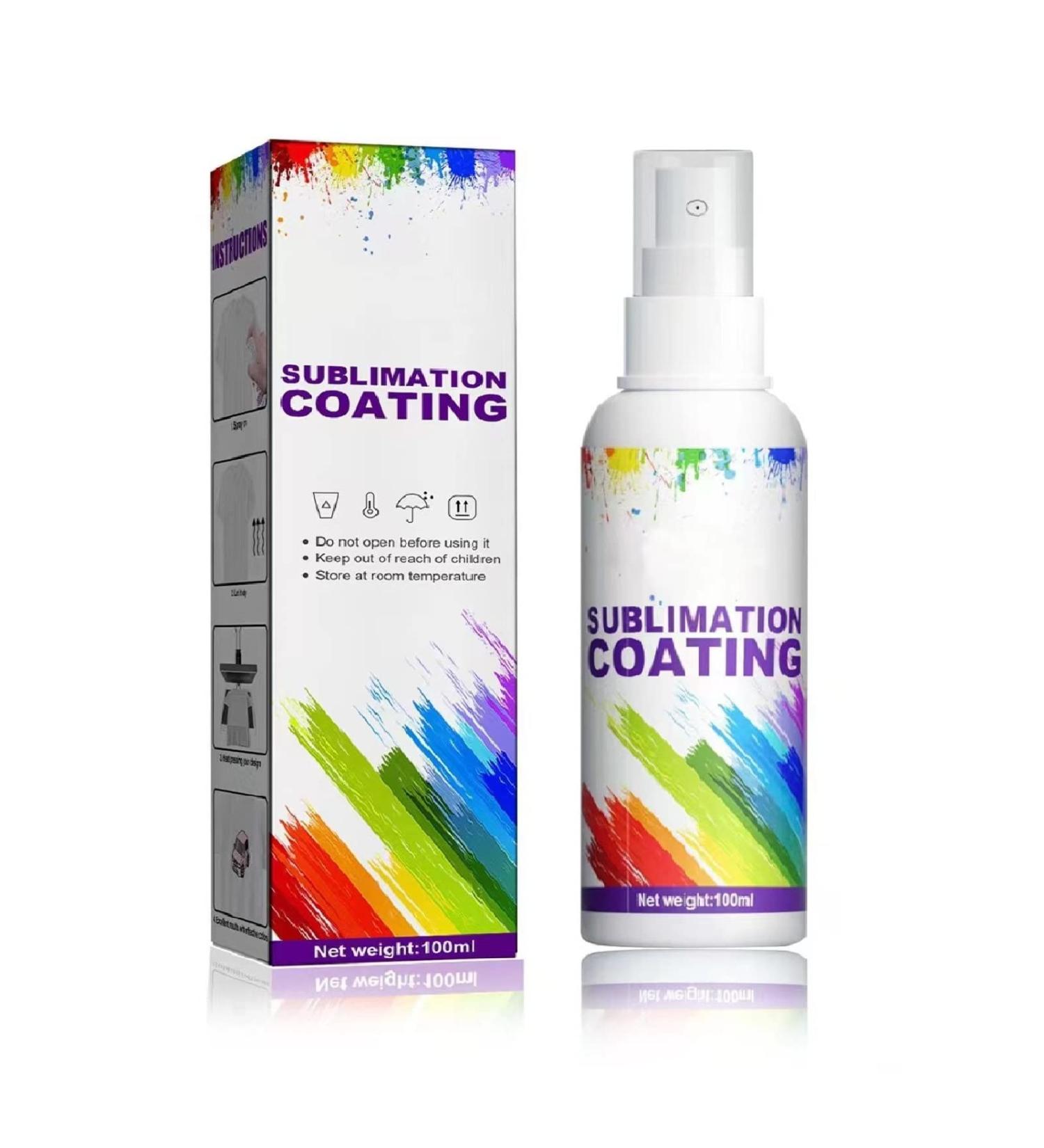 Sublimation Coating Spray for Cotton Shirts - Quick Dry & Super Adhesion - 100ML - Buy Online on SooperMarket.com