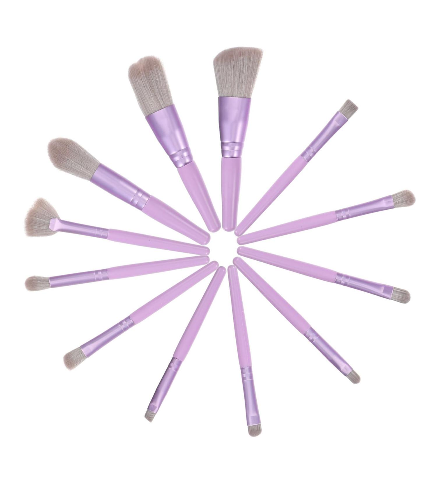 Buy NOLITOY 1 Set Purple Makeup Brush Set - Premium Cosmetic Brushes for Eyeshadow & Face | Travel-Friendly Makeup Tools | International Shipping Available - Buy Online on SooperMarket.com