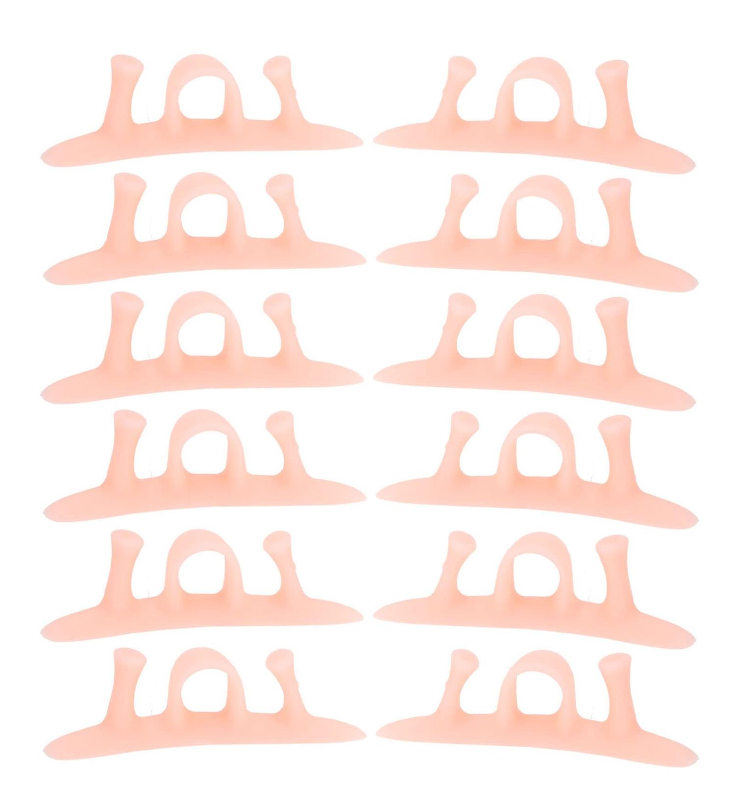 6 Pairs Unisex Toe Separator Bunion Corrector & Spacer Set - White (New Complexion) - Buy Online on SooperMarket.com
