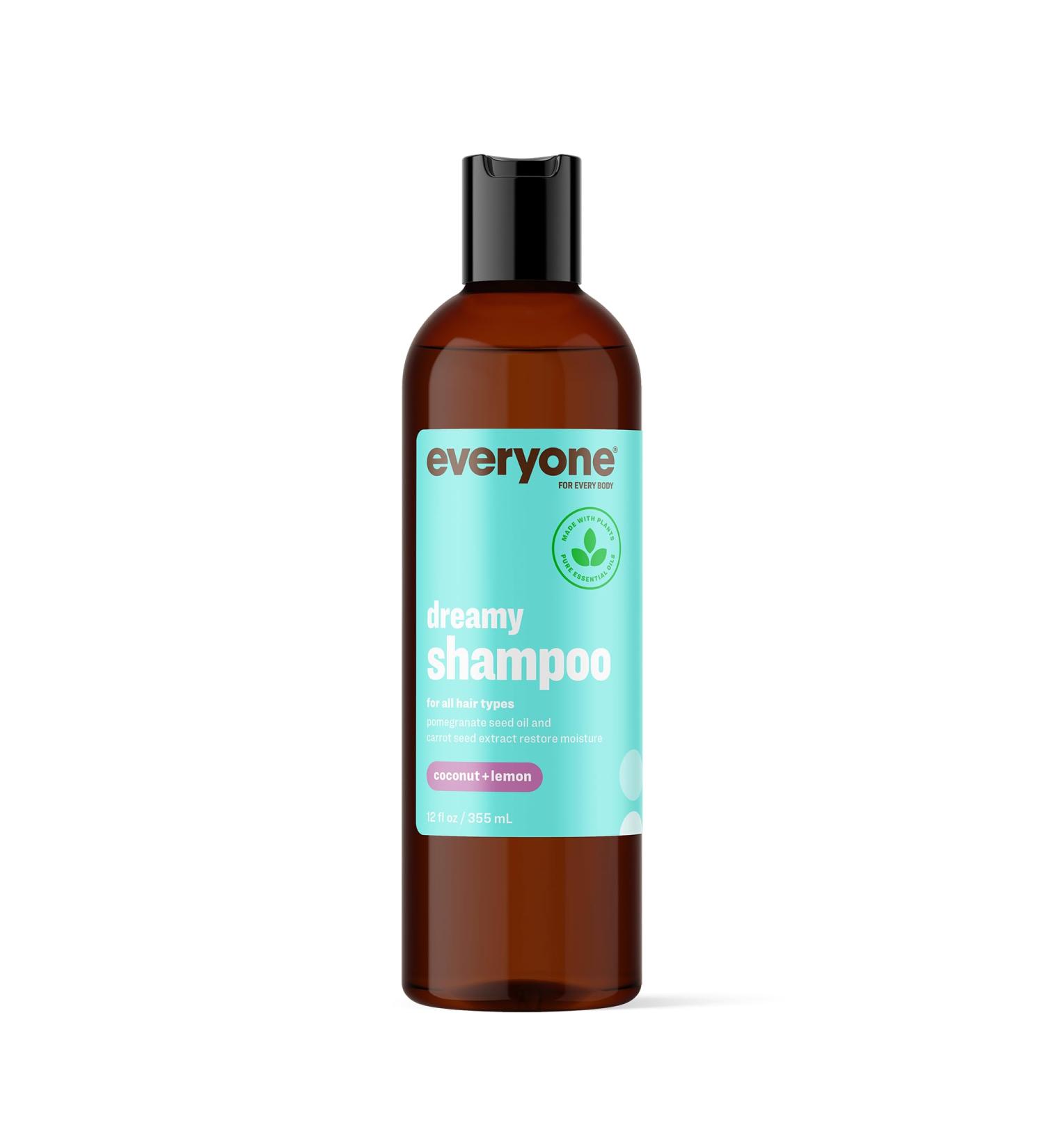 Everyone Hair Care Dreamy Shampoo - Coconut & Lemon | Gentle Cleansing Moisturizing Sulfate & Paraben Free | 12 fl oz - Shop Internationally - Buy Online on SooperMarket.com