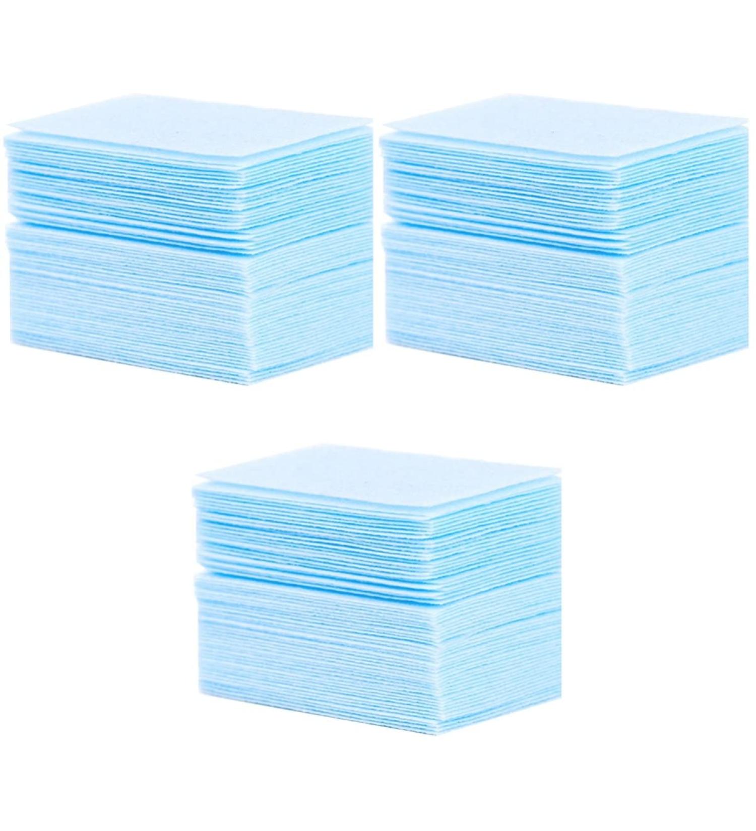1800 Pcs Minkissy Nail Polish Remover Cotton Pads - Disposable Makeup & Nail Dip Remover - Sky Blue Cotton Squares - Buy Online on SooperMarket.com