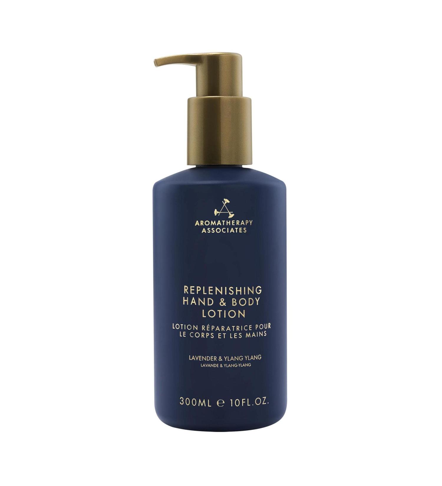 Aromatherapy Associates Replenishing Hand And Body Lotion - Softer & Silkier Hands Hydrate Replenish - Sweet Almond Oil Shea Butter Lavender Ylang Ylang Ho Wood Essential Oil Replenishing Hand & Body Lotion - Buy Online on SooperMarket.com