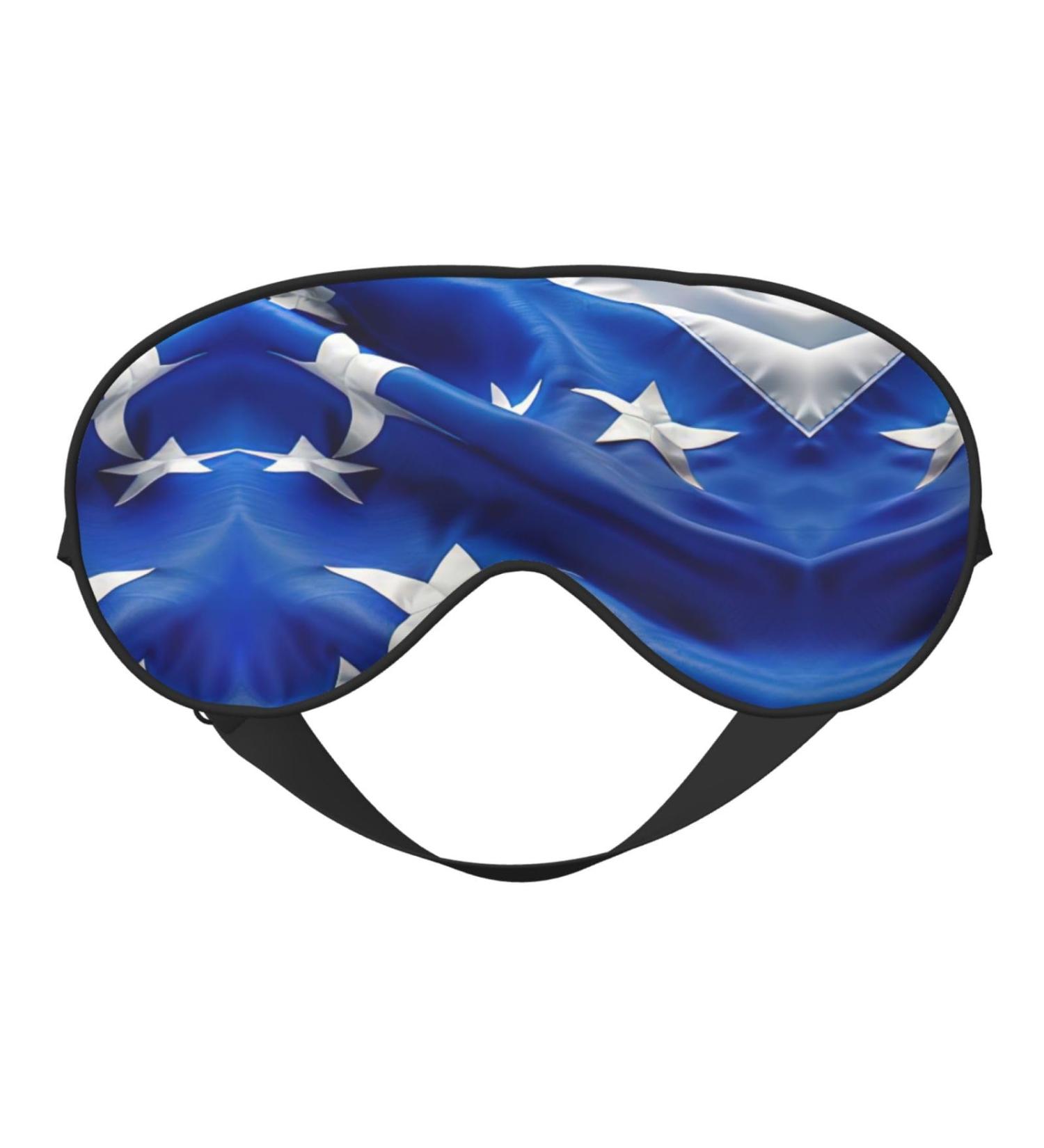 Blue Honduras Flag Sleep Mask | Adjustable & Breathable Eye Mask for Comfortable Sleep | International Shipping Available - Buy Online on SooperMarket.com