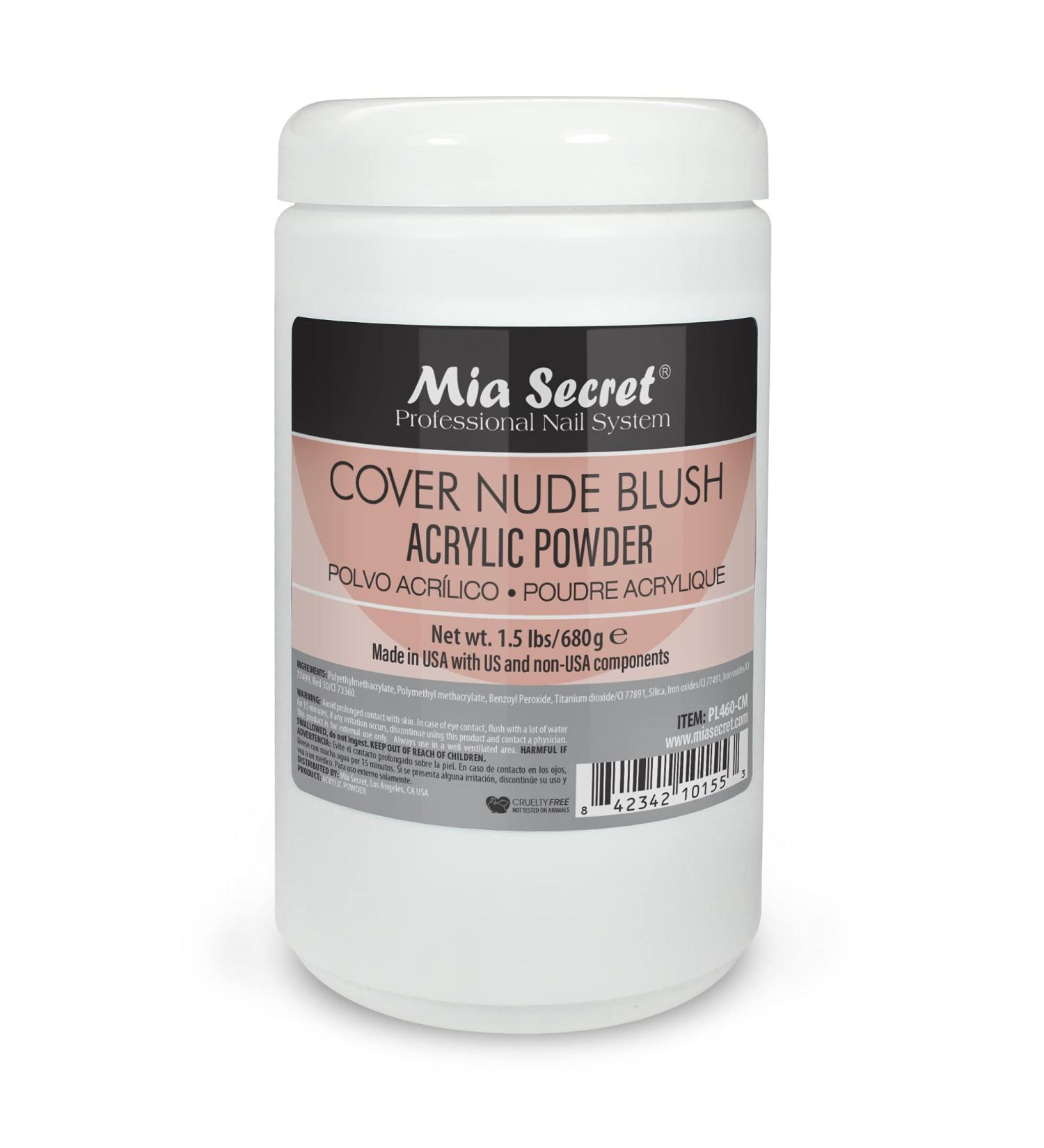 Mia Secret Cover Nude Blush Acrylic Powder 1.5Lbs - Professional Grade - Buy Online on SooperMarket.com