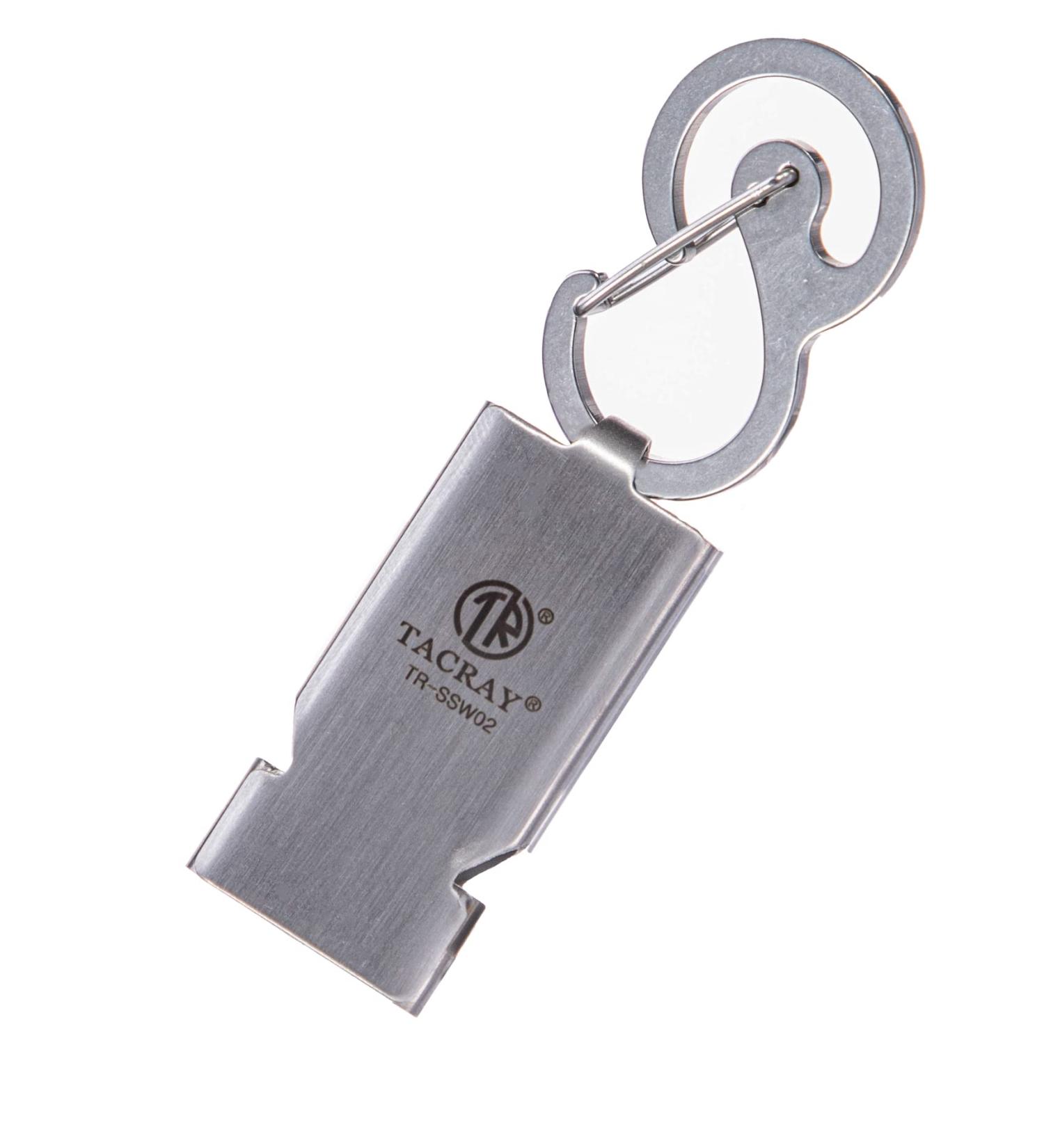 TACRAY Emergency Whistle Survival Loud | Three-Tube Silver Whistle for Safety, Survival, Hiking, Camping, Child Safety, Pets Training - Buy Online on SooperMarket.com