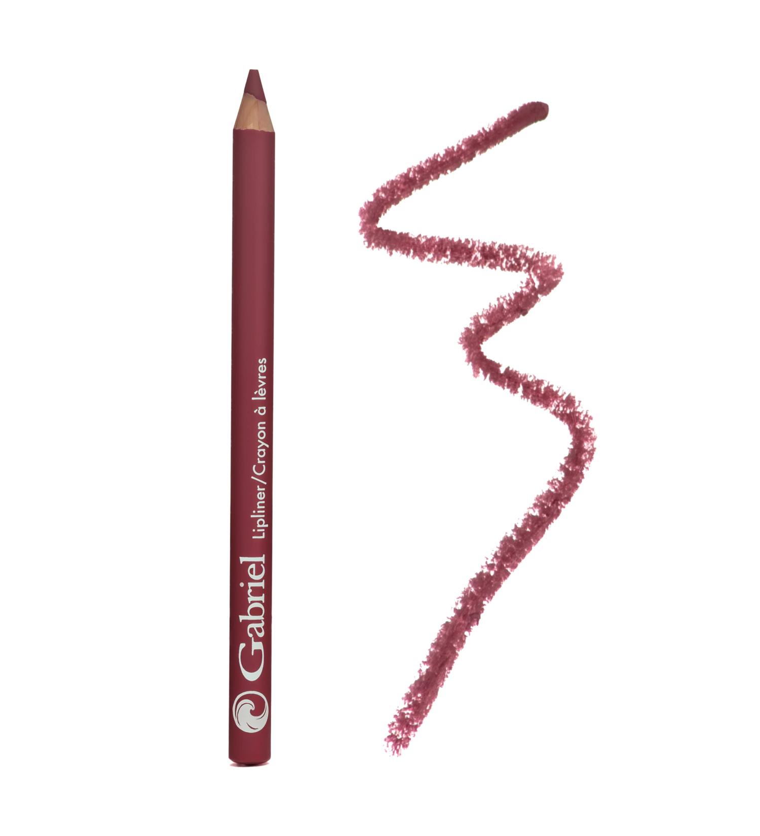 Gabriel Cosmetics Classic Lip Liner in Wine - Red Plum/Cool | Natural, Vegan & Gluten-Free with Jojoba Seed Oil and Aloe | 0.04 Oz - Buy Online on SooperMarket.com