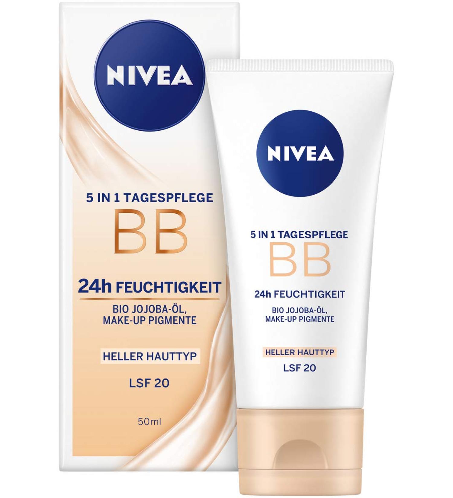 NIVEA Daily Essentials BB Cream 5-in-1 Beautifying Moisturiser Light 50ml - Pack of 1 - Buy Online on SooperMarket.com
