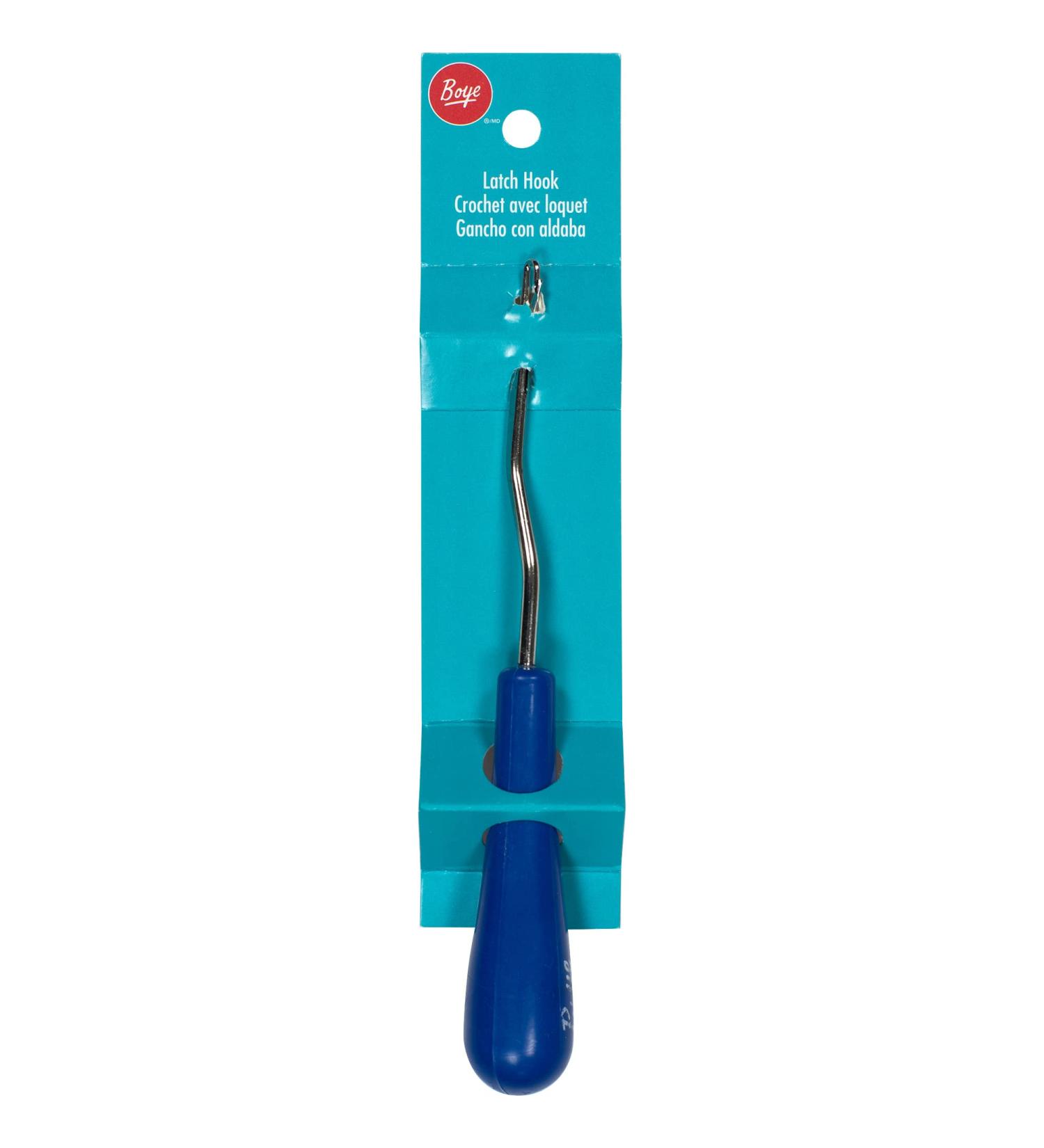 Boye Offset Ergonomic Latch Hook Tool 6.5 Blue - Craft Accessory - Buy Online on SooperMarket.com