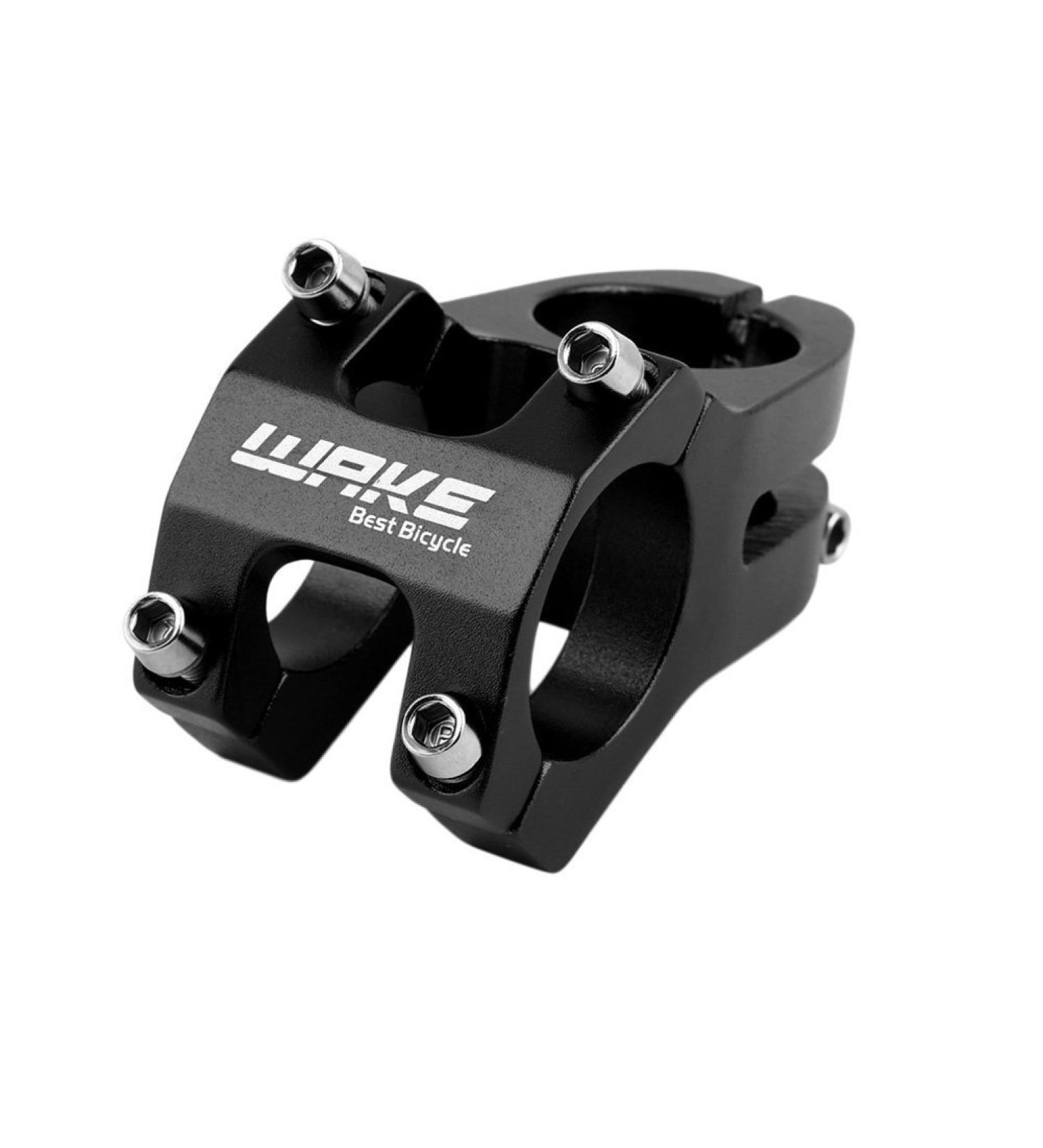 45mm Wake Mountain Bike Short Handlebar Stem | Aluminum Alloy | For MTB, Road Bike, BMX, Fixie Gear | Black Blue Gold Red - Buy Online on SooperMarket.com
