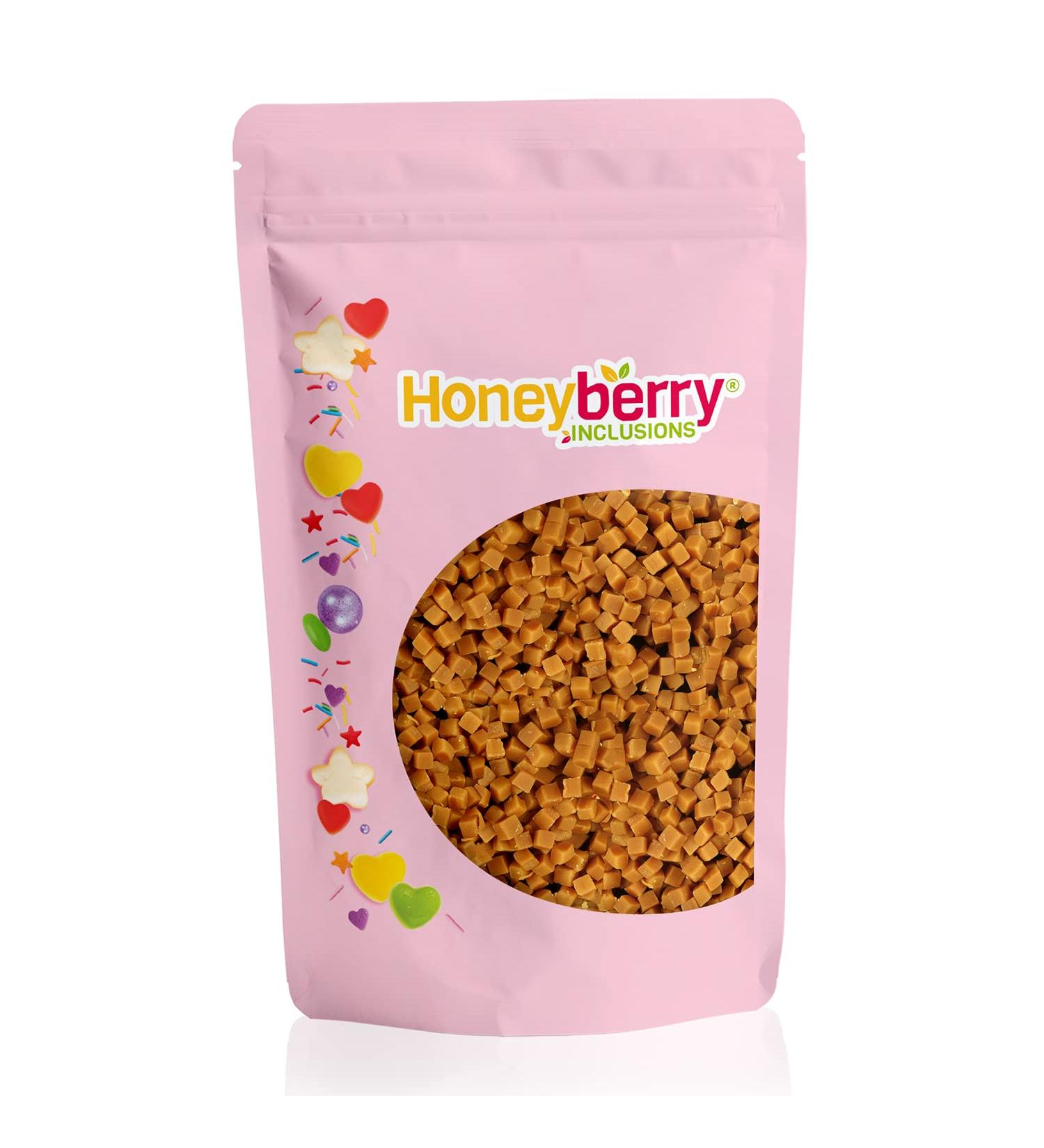 Salted Caramel Fudge Pieces 100g - Bake Stable 5mm Pieces - Suitable for Baking Ice Cream Toppers Cake Inclusions Vegetarian and Coeliac Friendly - Buy Online on SooperMarket.com