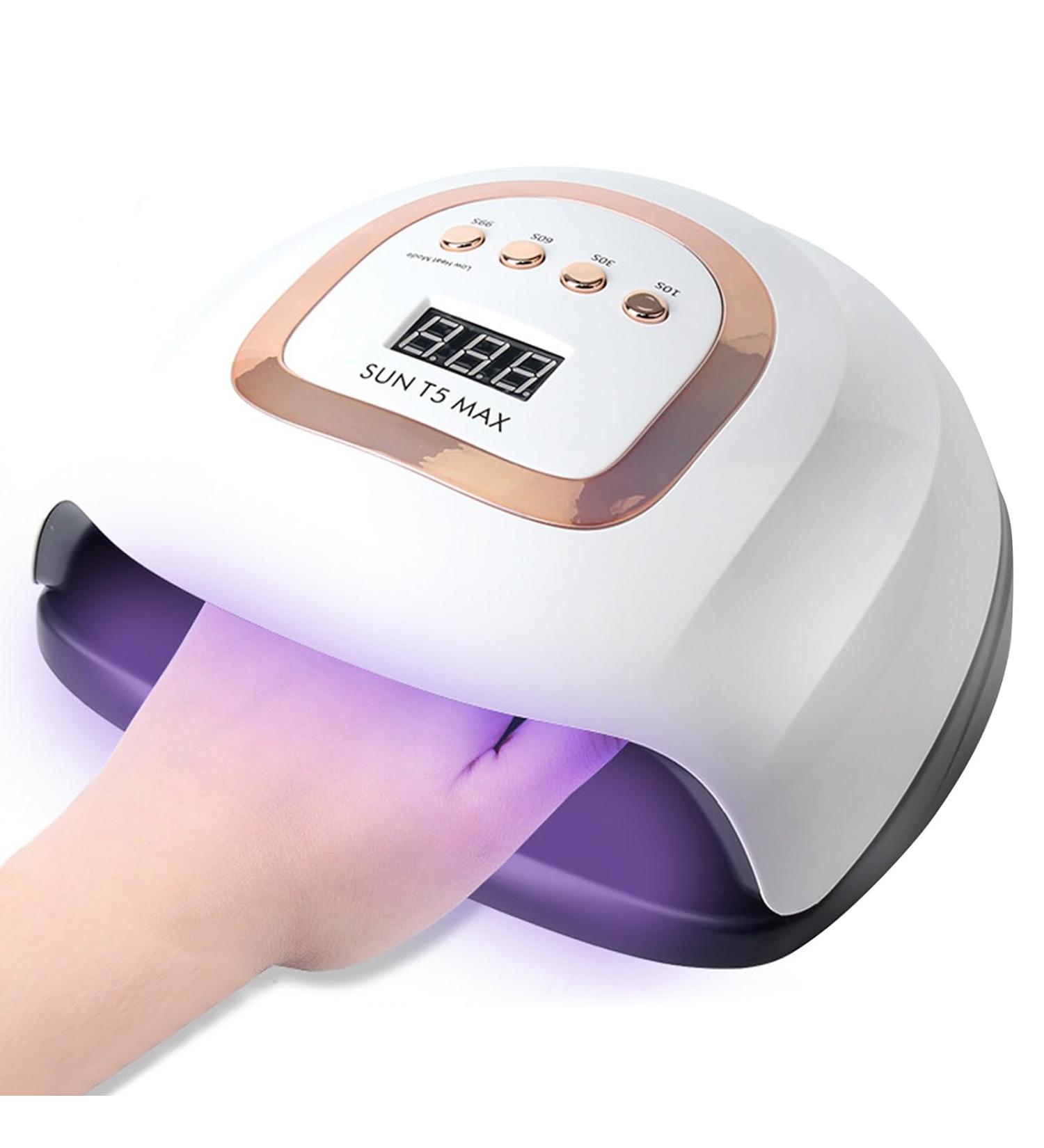 Felenny 220W UV LED Nail Dryer Lamp | Fast Gel Polish Curing | 4 Timer Settings | Auto Sensor | Professional Nail Art Design - Buy Online on SooperMarket.com
