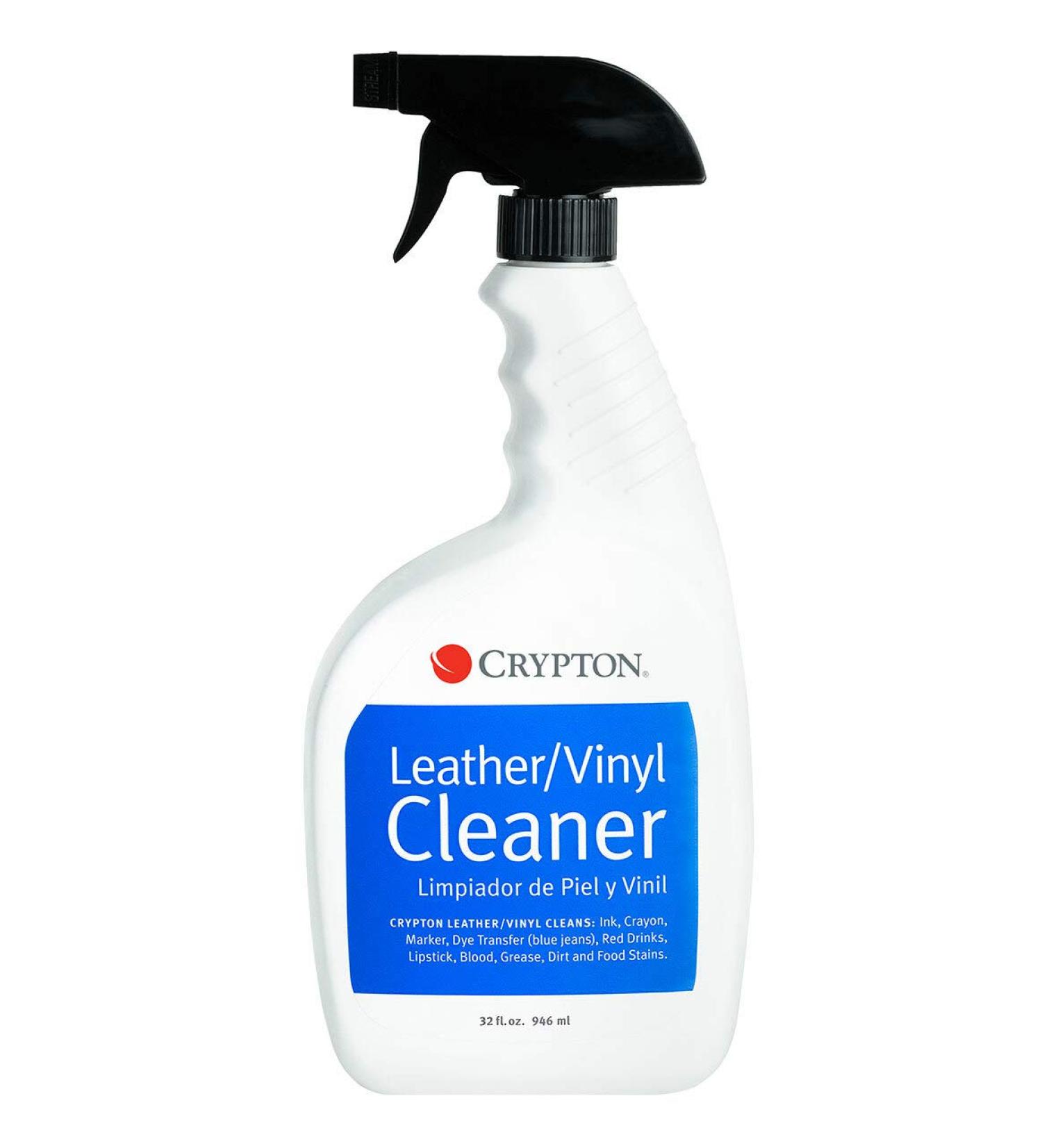 Crypton Leather & Vinyl Cleaner - 32 fl. oz. | Effective Stain Removal & Protection - Buy Online on SooperMarket.com
