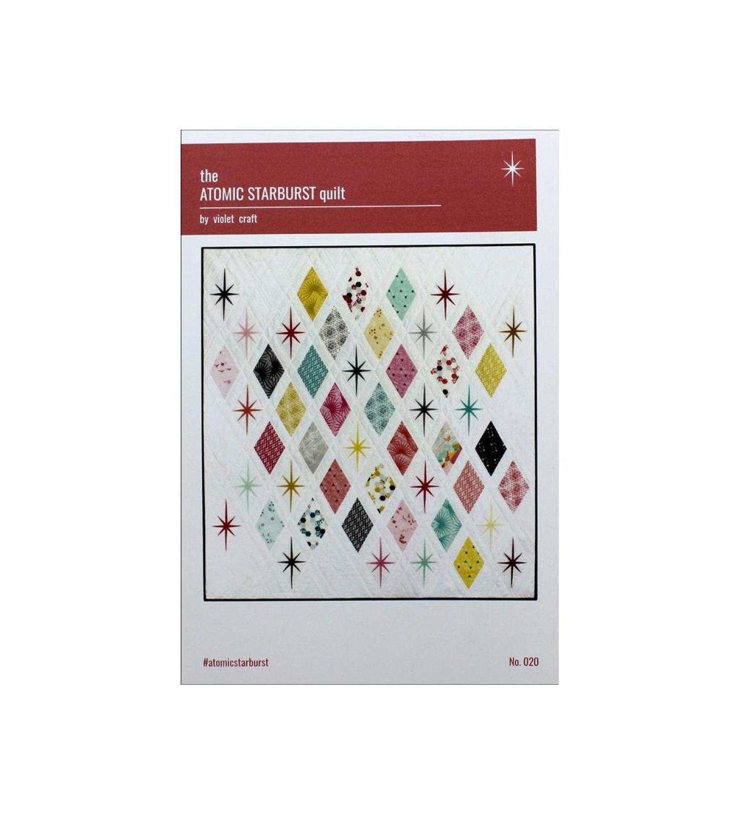 Violet Craft VCR020 The Atomic Sunburst Quilt Pattern 1