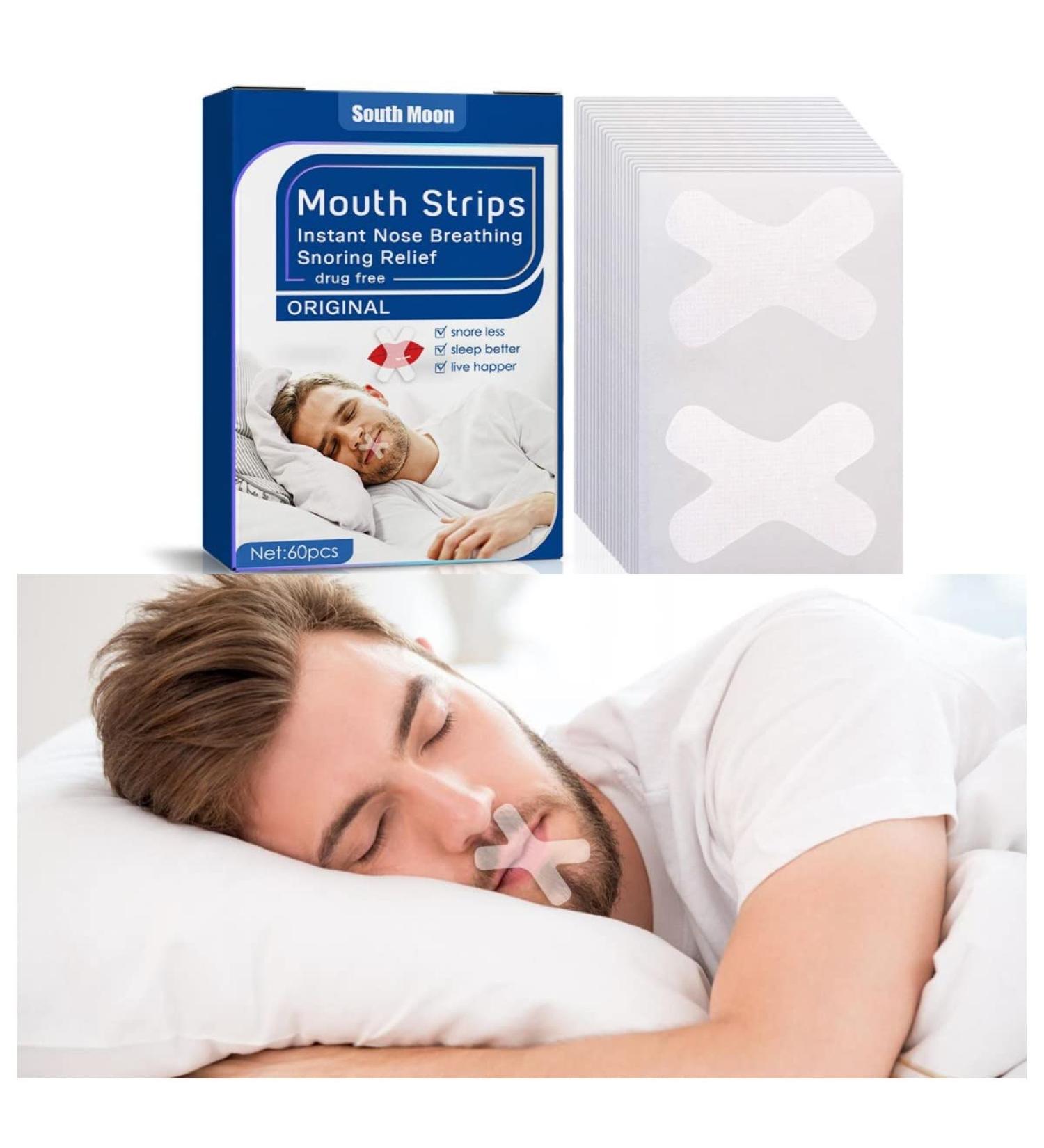 Mouth Tape for Sleeping - 120 PCS Medical-Grade Sleep-Closing Stickers for Nasal Breathing, Snoring, Dry Mouth - Orthodontic Aid - Buy Online on SooperMarket.com