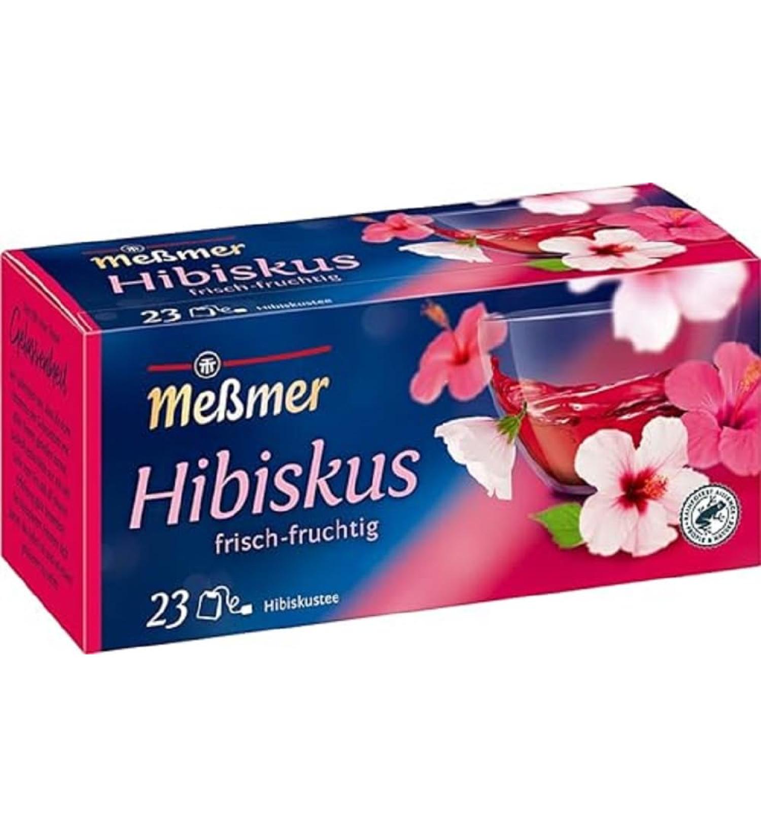 Me mer Hibiscus Tea - Vegan Gluten-free & Lactose-free - 23 Tea Bags for International Shipping - Buy Online on SooperMarket.com