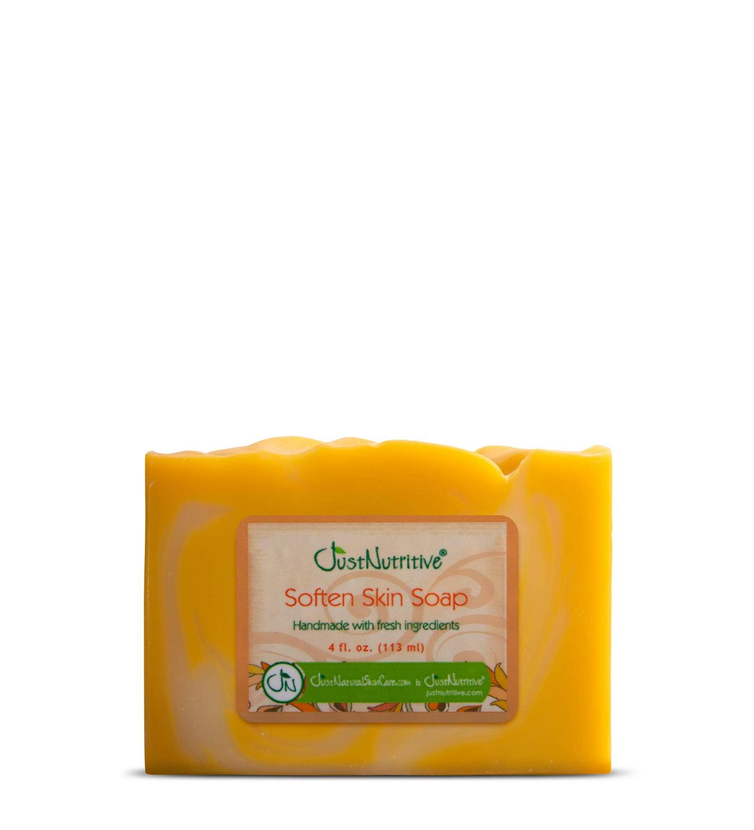 Just Nutritive Psoriasis Soften Skin Soap | Calms Psoriasis Eczema & Dry Itchy Skin | Natural Psoriasis Treatment for Men and Woman | Soap to Combat Flare Ups 4 Oz