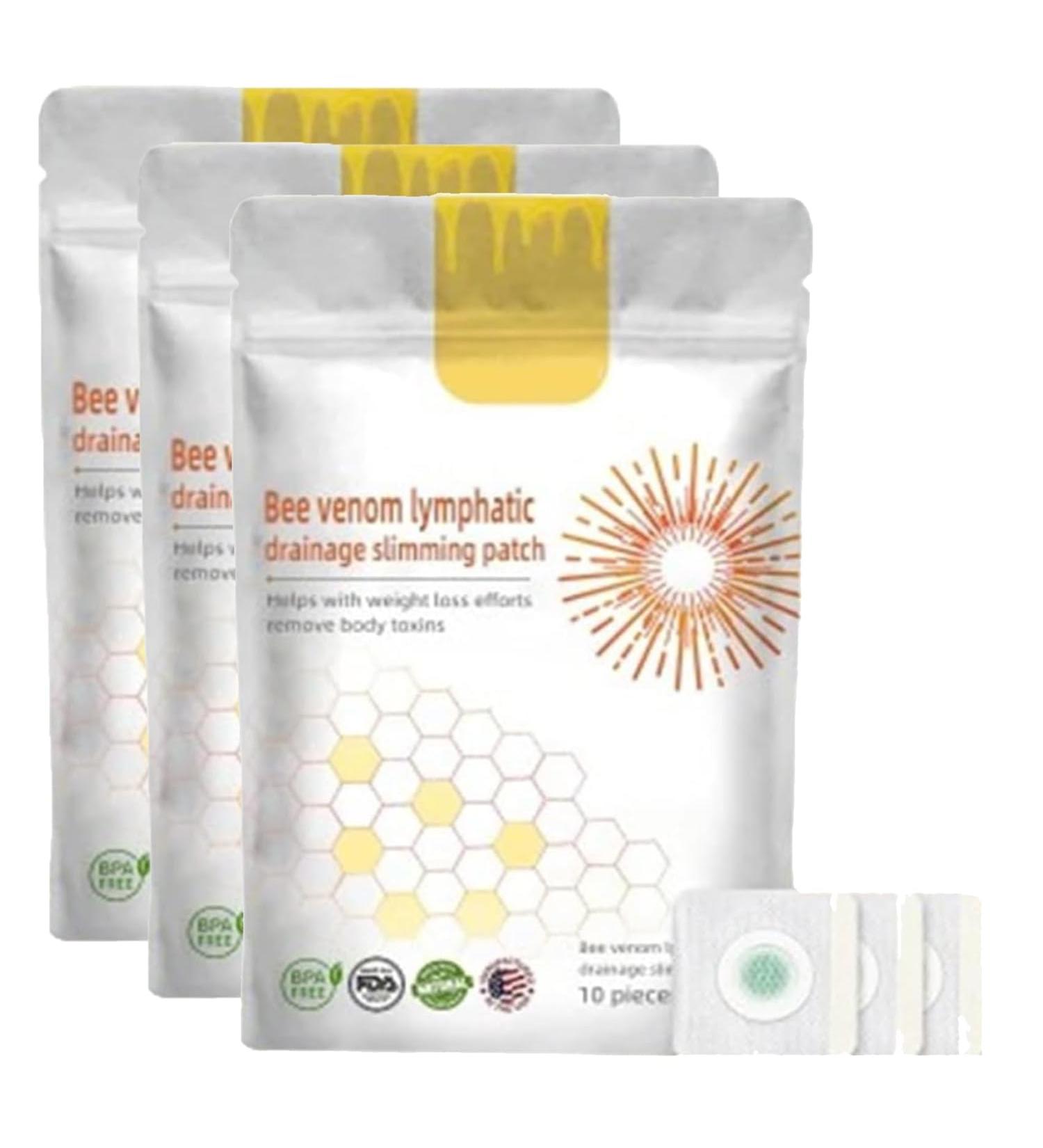1/2/3/5Pack Bostore Bee Venom Lymphatic Drainage Slimming Patch Bostore Bee Venom Slimming Patches Bostore Bee Venom Lymphatic Patches Bee Venom Lymphatic Drainage & Slimming Patches (3Pack) - Buy Online on SooperMarket.com
