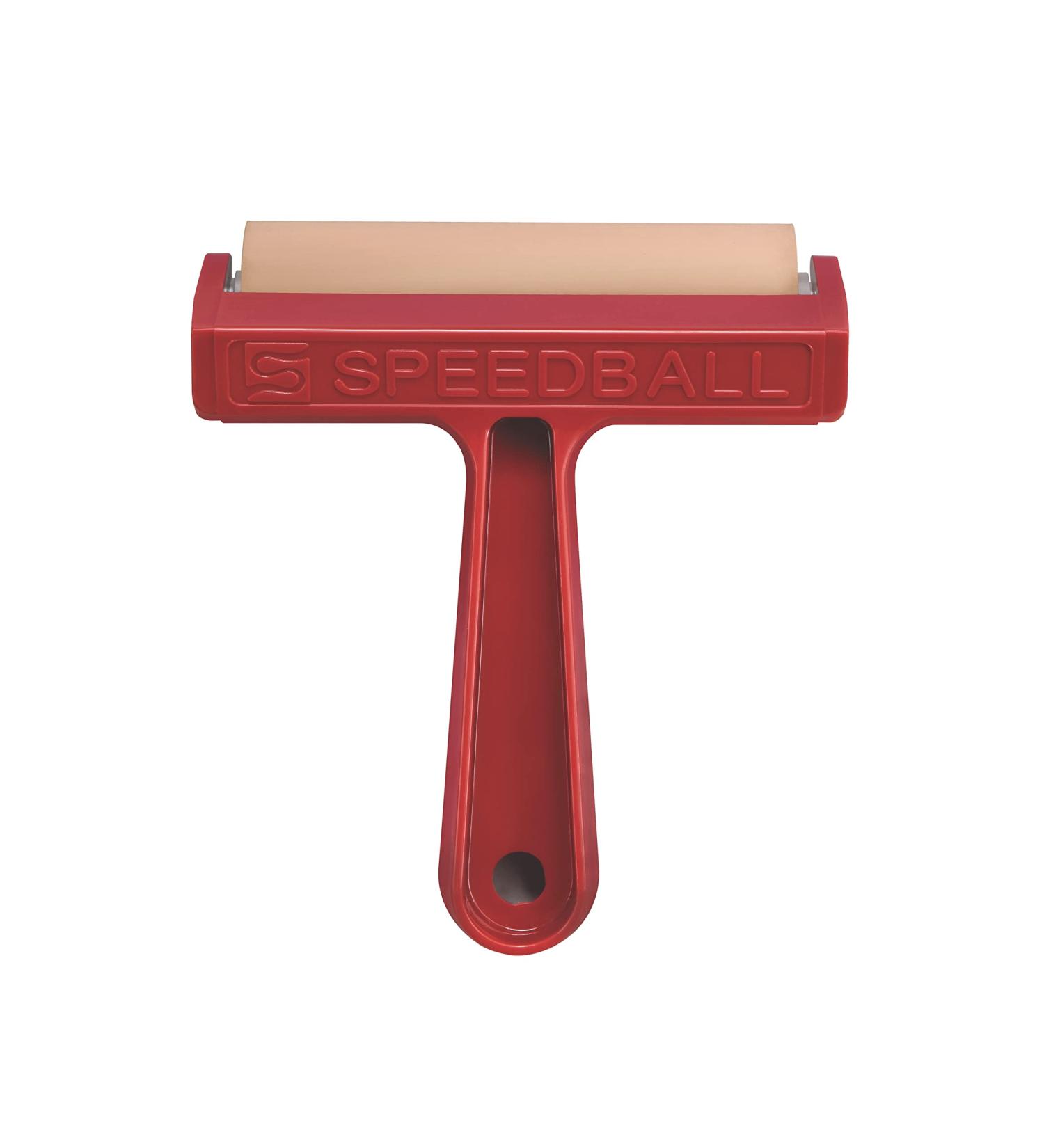 Speedball 4-Inch Soft Rubber Brayer for Block Printing | Relief Print Tool - Buy Online on SooperMarket.com
