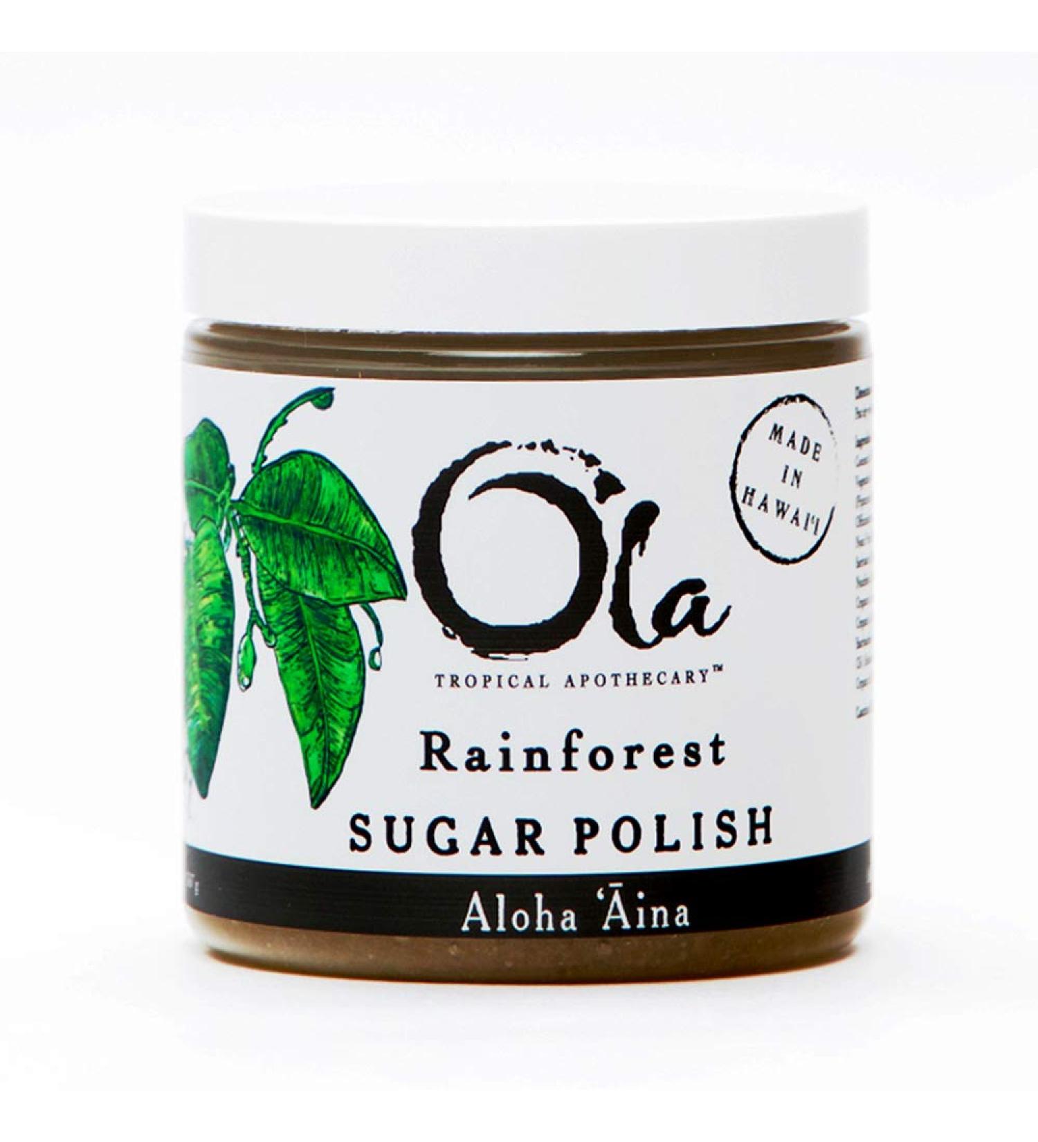 Ola Tropical Apothecary Rainforest Sugar Polish | Pure Tropical Oils & Plant Extracts | 8 fl oz - International Shipping Available - Buy Online on SooperMarket.com