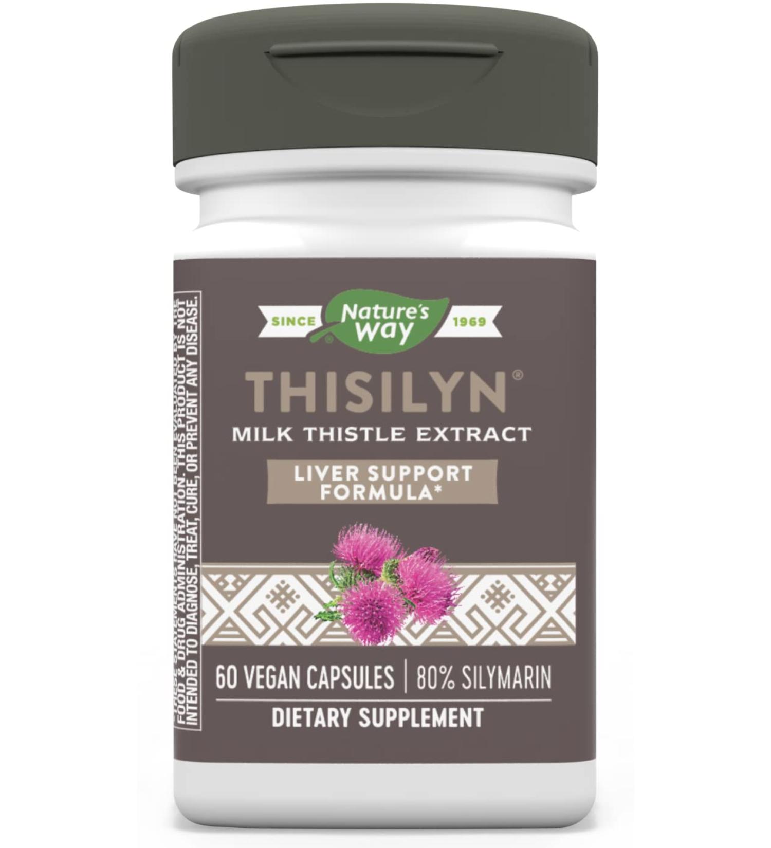 Nature's Way Thisilyn Milk Thistle Extract - Standardized Herbal Supplement for Liver Health - Buy Online on SooperMarket.com