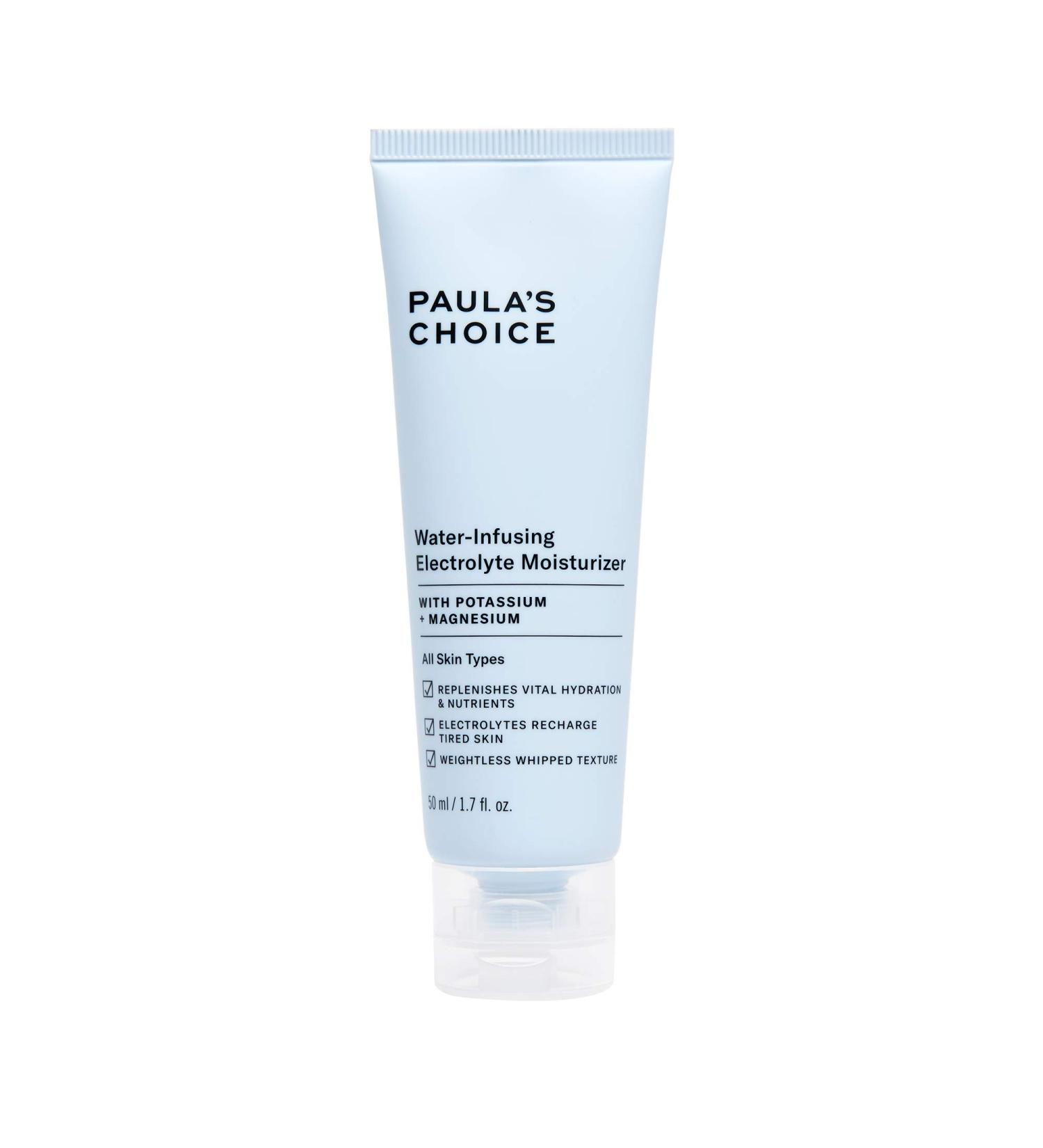 Paula's Choice Water-Infusing Electrolyte Face Moisturizer 1.7 oz - Lightweight Deep Hydration for Dry & Acne-Prone Skin - Buy Online on SooperMarket.com