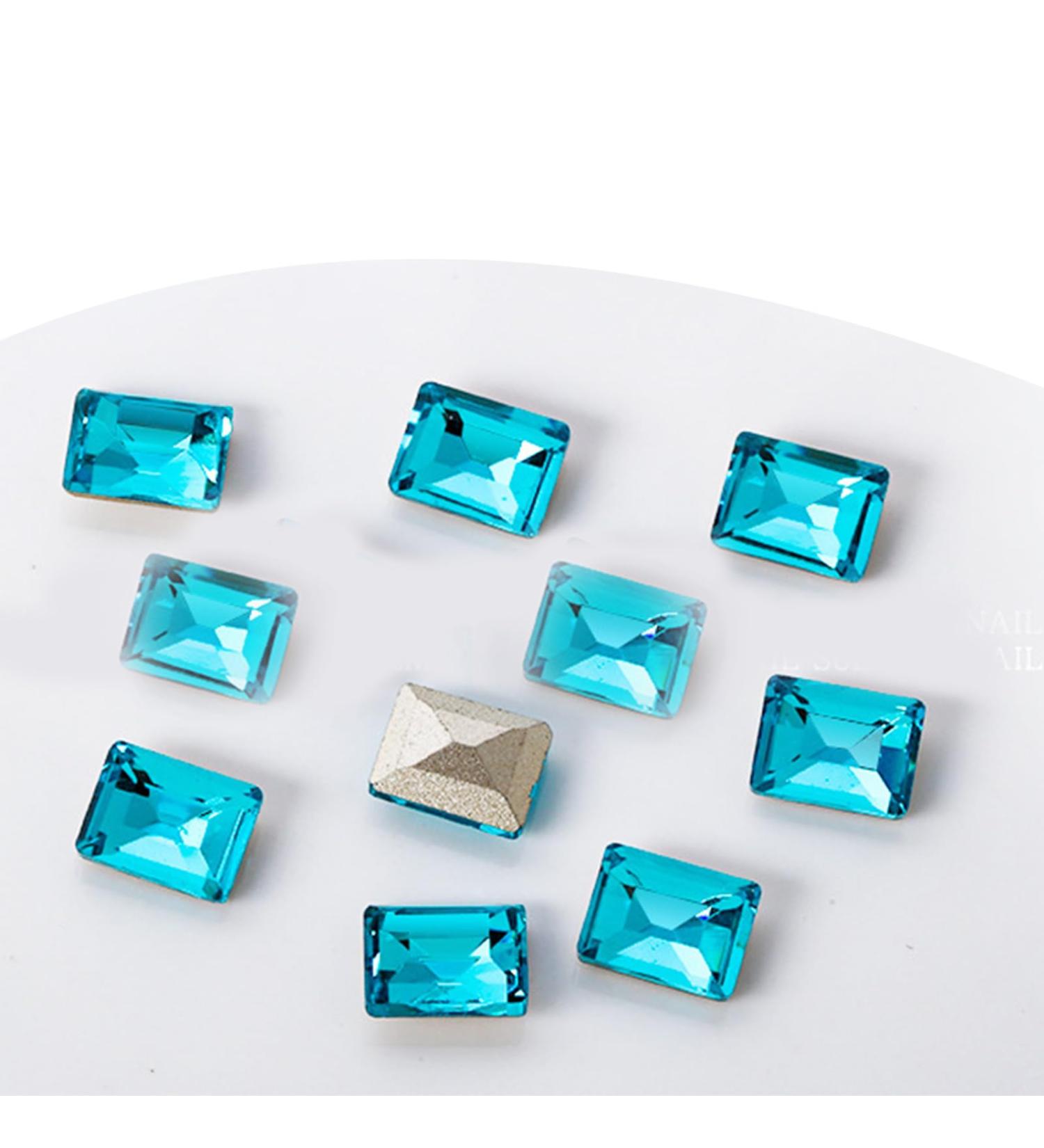 Crystal Nail Rhinestones Clear Nails Stones 10Pcs Pointed Back Rhinestones Diamond for Nail Art Supplies Nail Rhinestones and Kit Nail Rhinestones for Acrylic Nails Nail Rhinestones ND964 - Buy Online on SooperMarket.com
