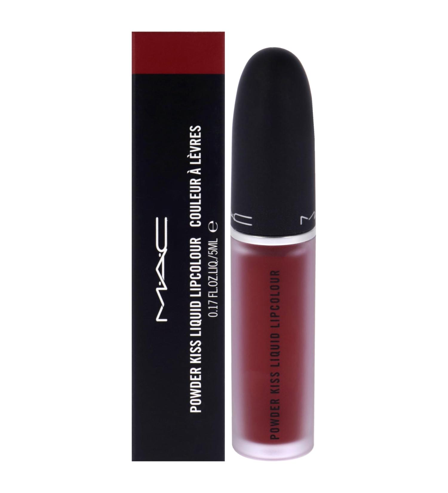 Buy Powder Kiss Liquid Lipcolor - 975 Ruby Boo by MAC for Women - Long-lasting Lipstick 0.17 oz - International Shipping Available - Buy Online on SooperMarket.com