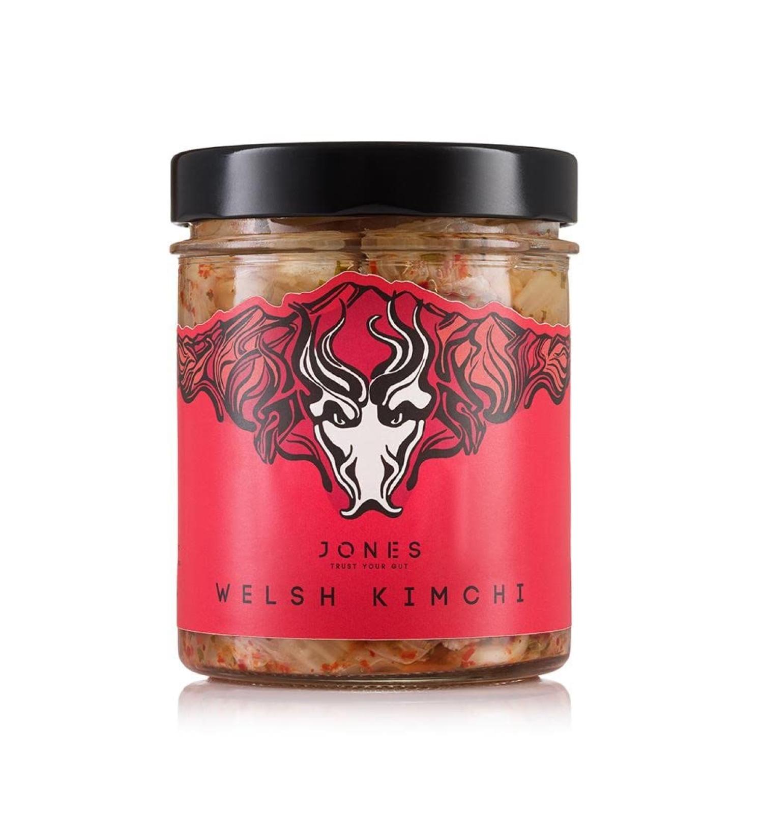 Jones Trust Your Gut Award-Winning Welsh Kimchi (2 x 370g) Raw & Unpasteurised Naturally-Fermented Kimchi with Good Gut Bacteria - Buy Online on SooperMarket.com