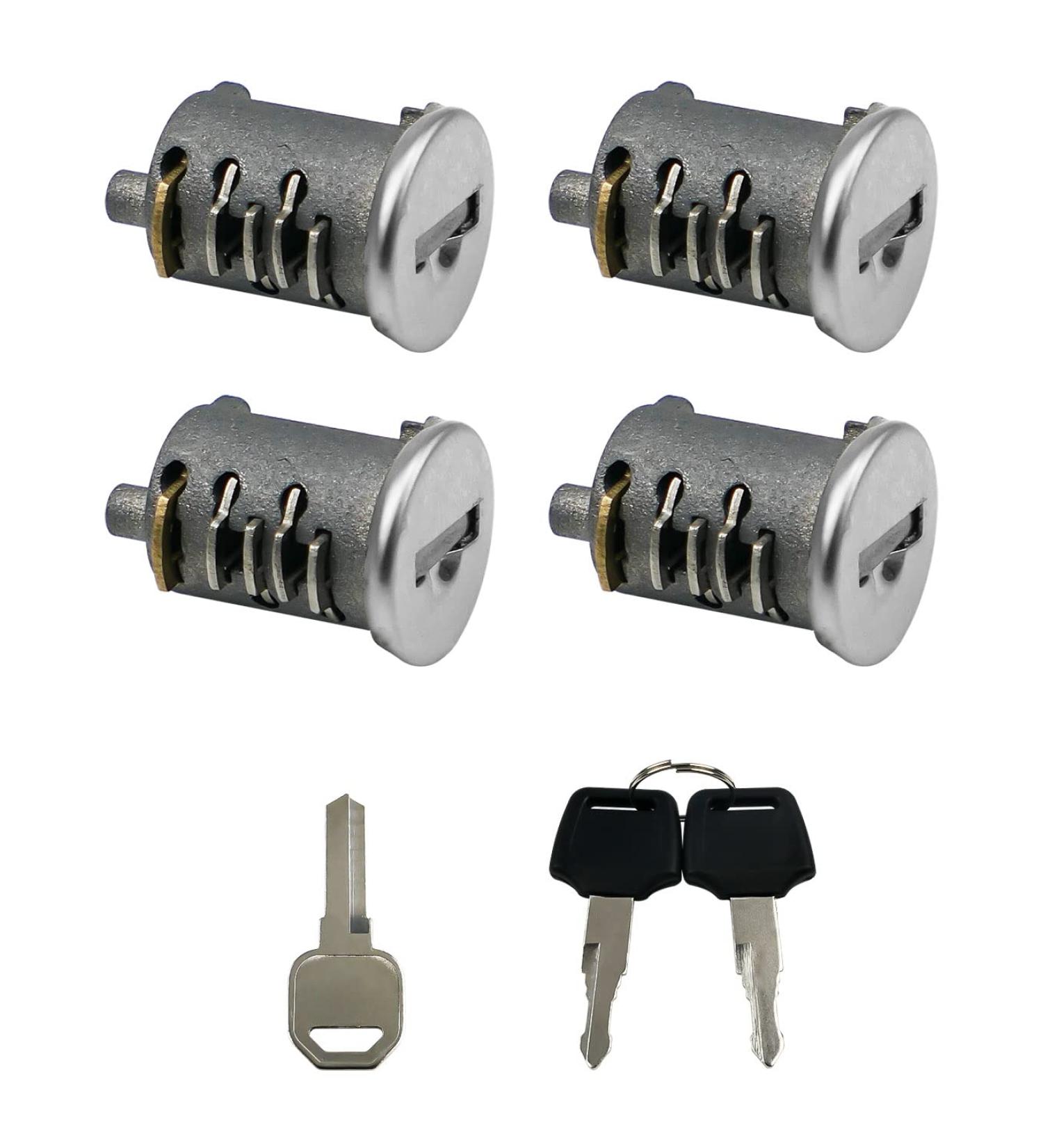 TIKSCIENCE 4 Pack Yakima Car Roof Rack System SKS Lock Cylinders - Includes 4 Cores, 2 Keys, 1 Control Key - Buy Online on SooperMarket.com