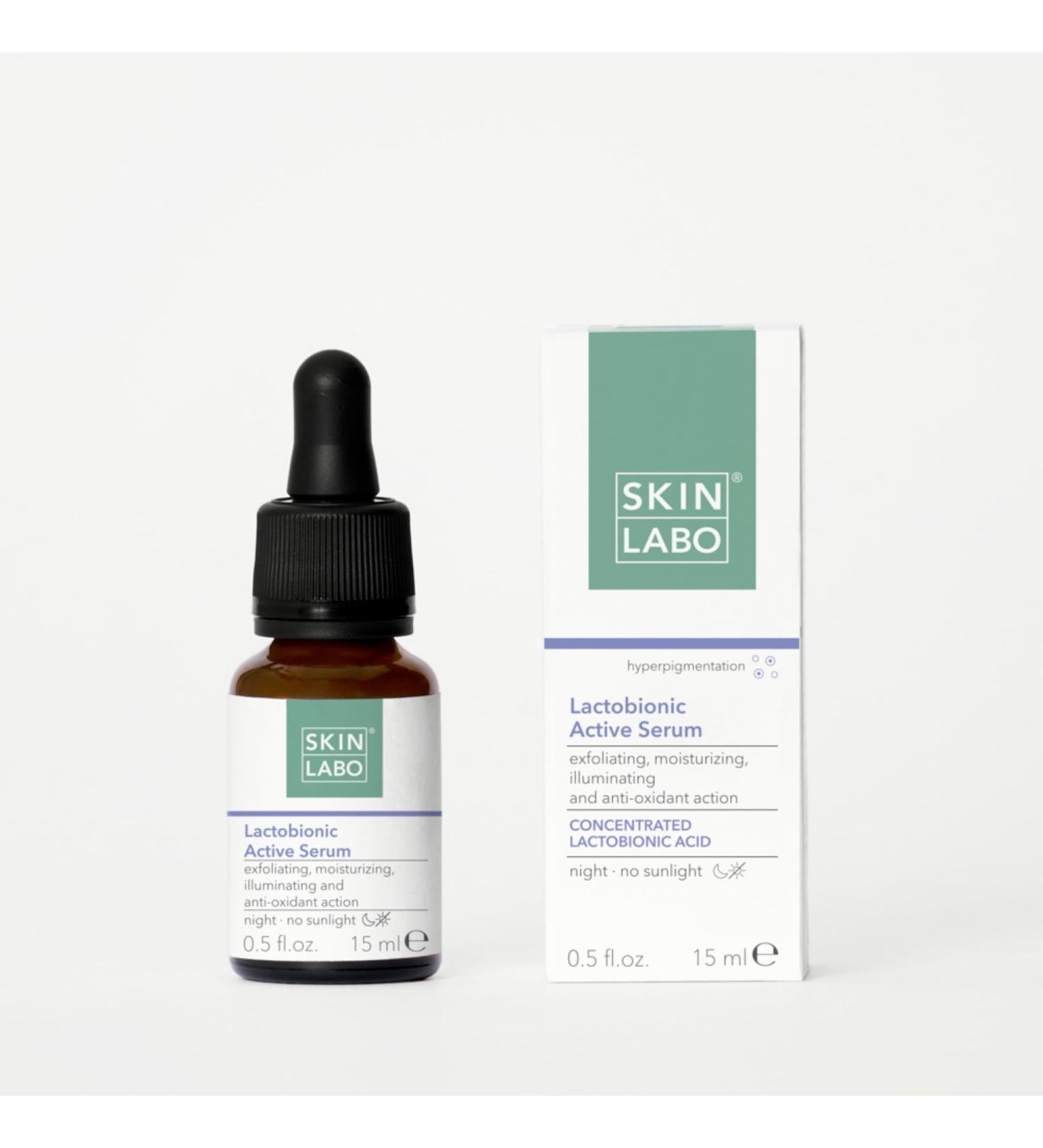 SkinLabo - Lactobionic Acid Active Serum Exfoliating Moisturizing and Brightening Action with Lactobionic Acid and Glycerol - 15 ml New Version - Buy Online on SooperMarket.com