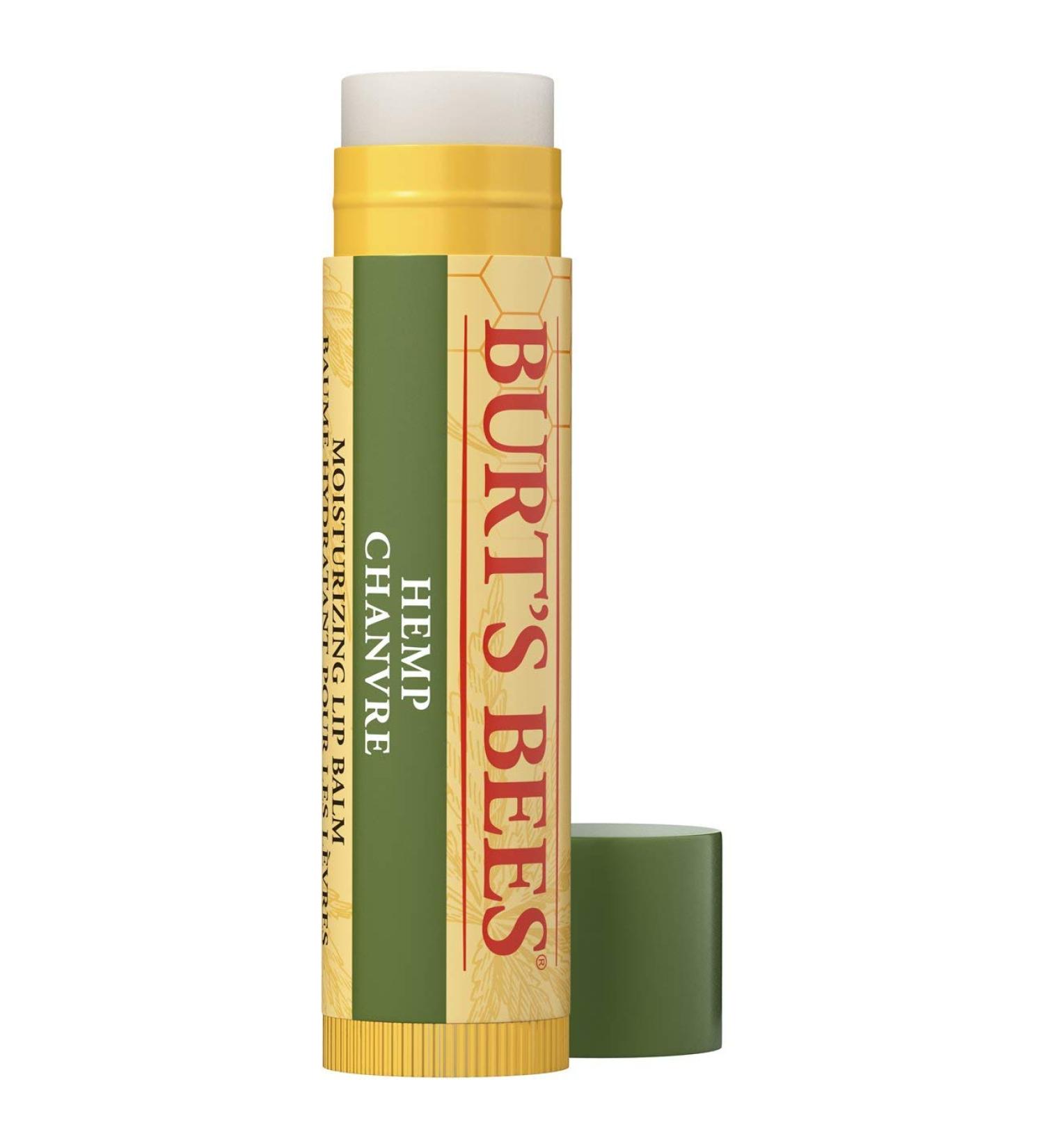 Burt's Bees Natural Moisturizing Lip Balm with Hemp Seed Oil & Beeswax | 100% Natural Origin | 4.25g | International Shipping - Buy Online on SooperMarket.com