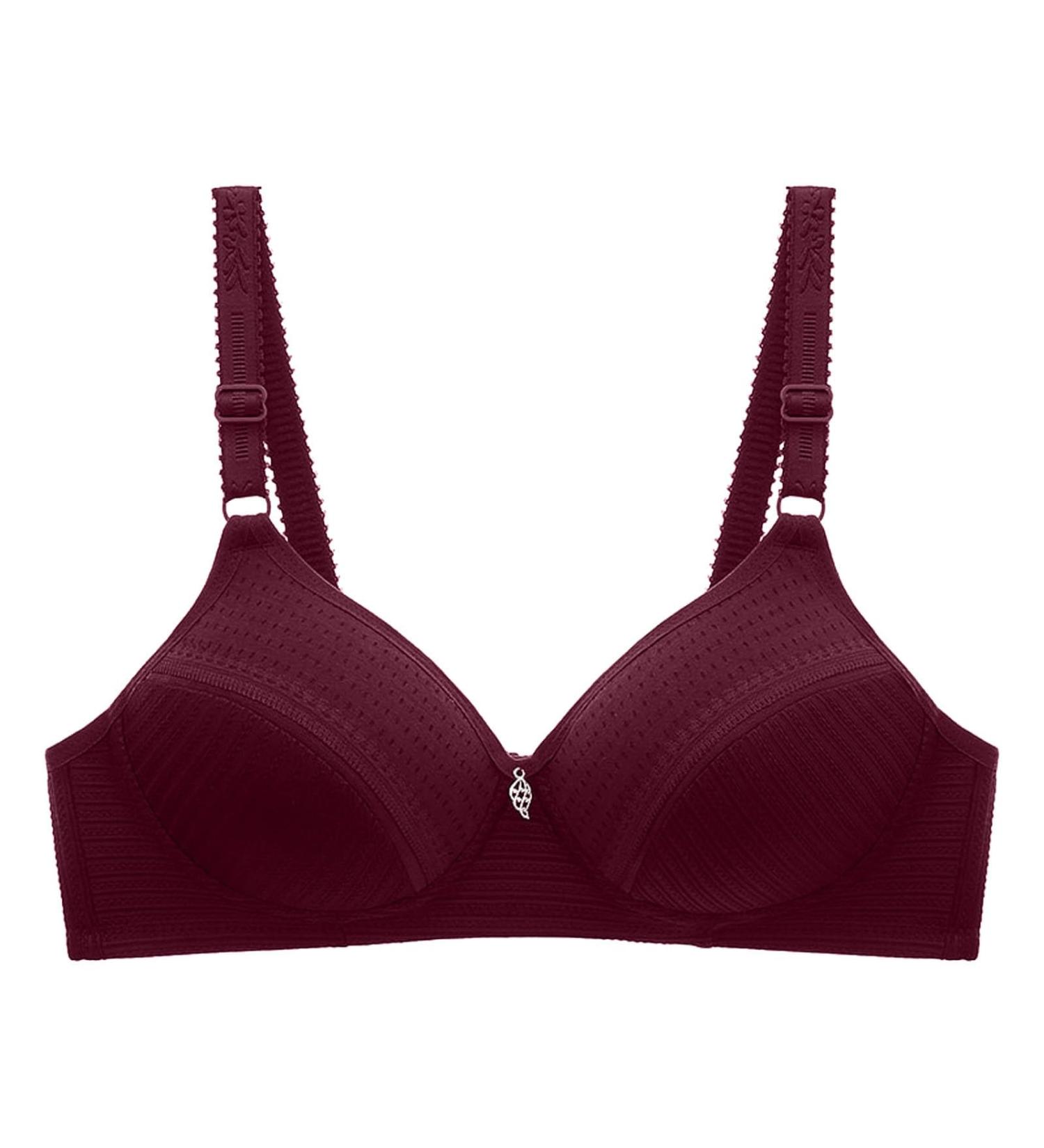 Buy NHNKB Women s Wireless Sport Seamless Push-Up Bustier - Adjustable Comfort Yoga/ Sleep Bra in Red 44 - Great Sizes & Classic Style - Buy Online on SooperMarket.com