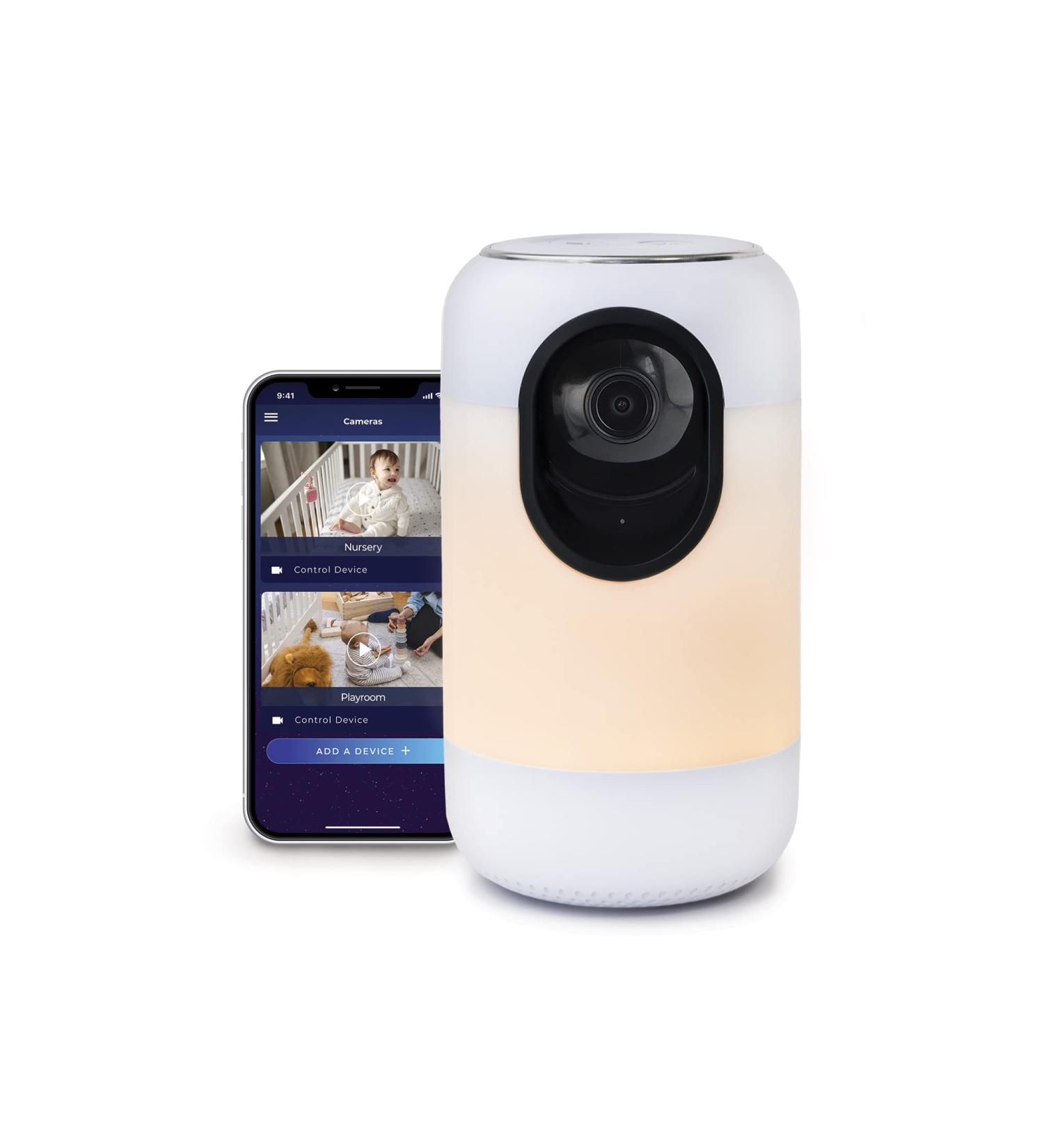 Ohma Smart Baby Monitor - White Noise Sound Machine, Night Light, Temperature & Humidity Sensor, Wireless Talk & Listen, WiFi Enabled Video Camera - Baby Registry Must Have - Buy Online on SooperMarket.com