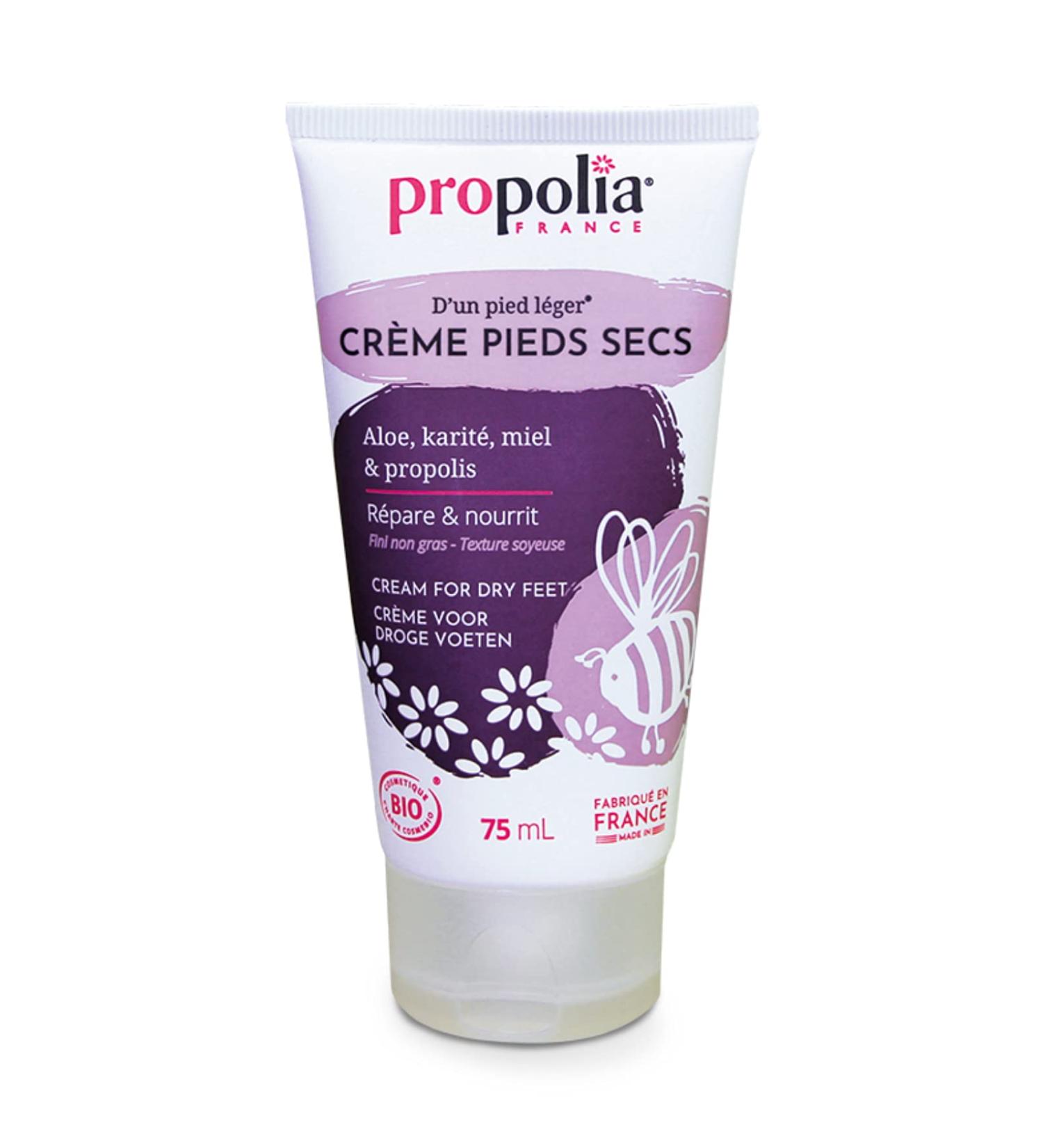 Propolia Secs Organic Foot Cream 75ml - Nourishing All-Natural Relief for Dry Feet | International Shipping Available - Buy Online on SooperMarket.com
