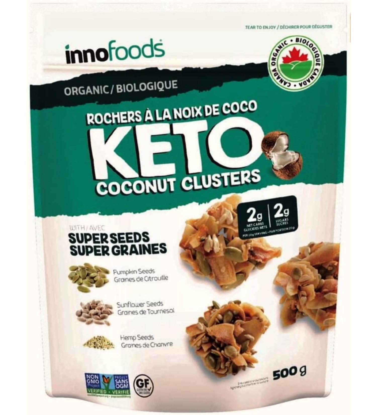 Generic Innofoods Organic Coconut Clusters with Super Seeds 500g