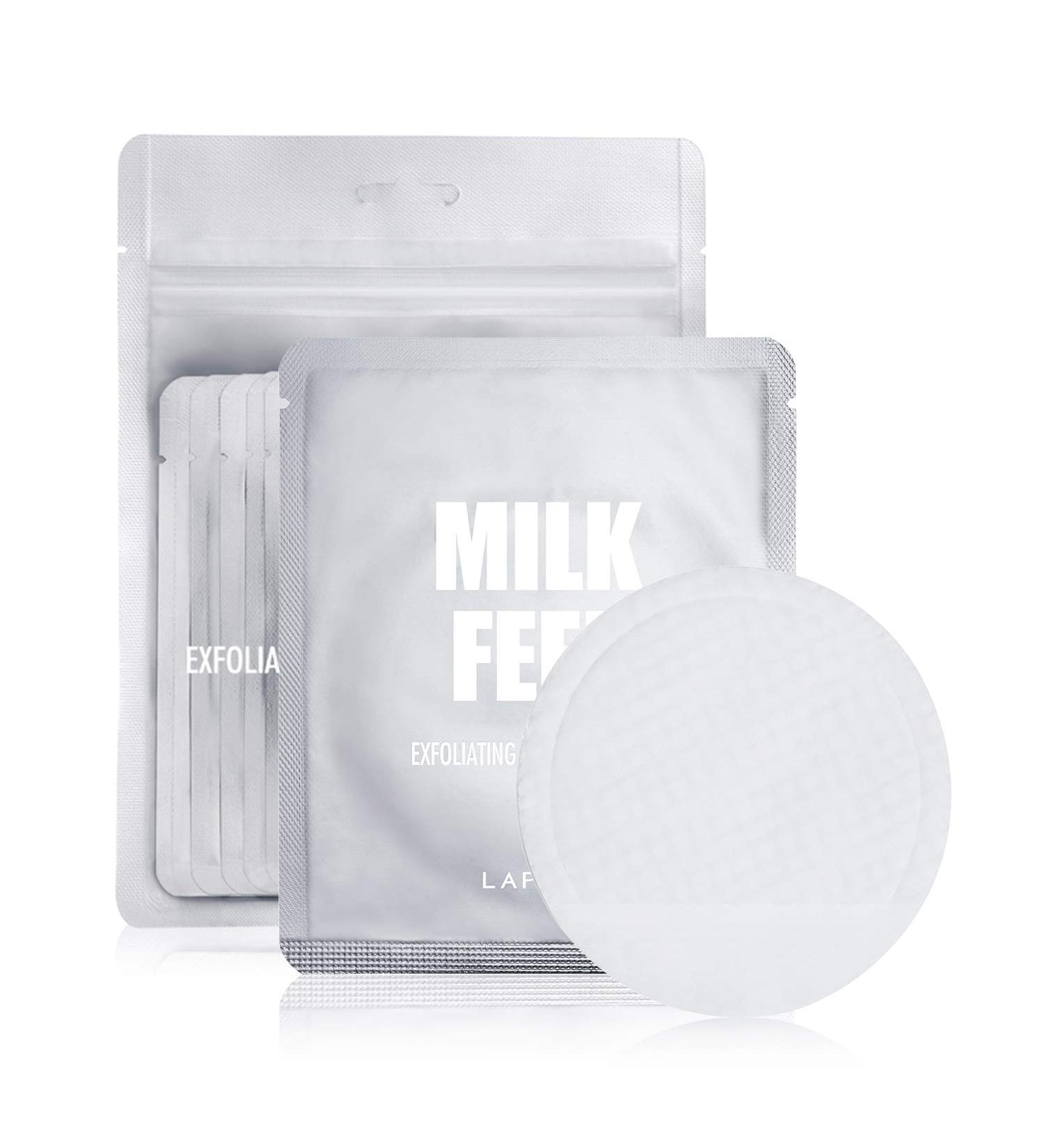 Lapcos Milk Feel Exfoliating & Cleansing Pads - 5 Pack (0.24 oz Each) for Radiant Skin - Buy Online on SooperMarket.com