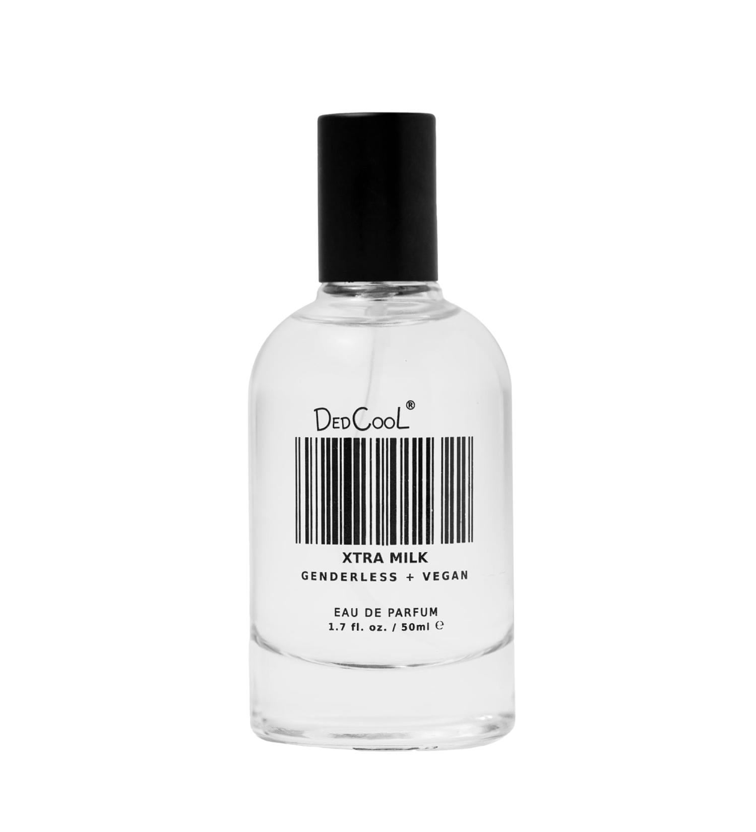 DedCool Eau de Parfum (Xtra Milk - 1.7 fl oz) with Notes of Bergamot White Musk Amber Clean Perfume for Men & Women Long Lasting Luxury Fragrance Non-Toxic Genderless Vegan Fragrance For All - Buy Online on SooperMarket.com