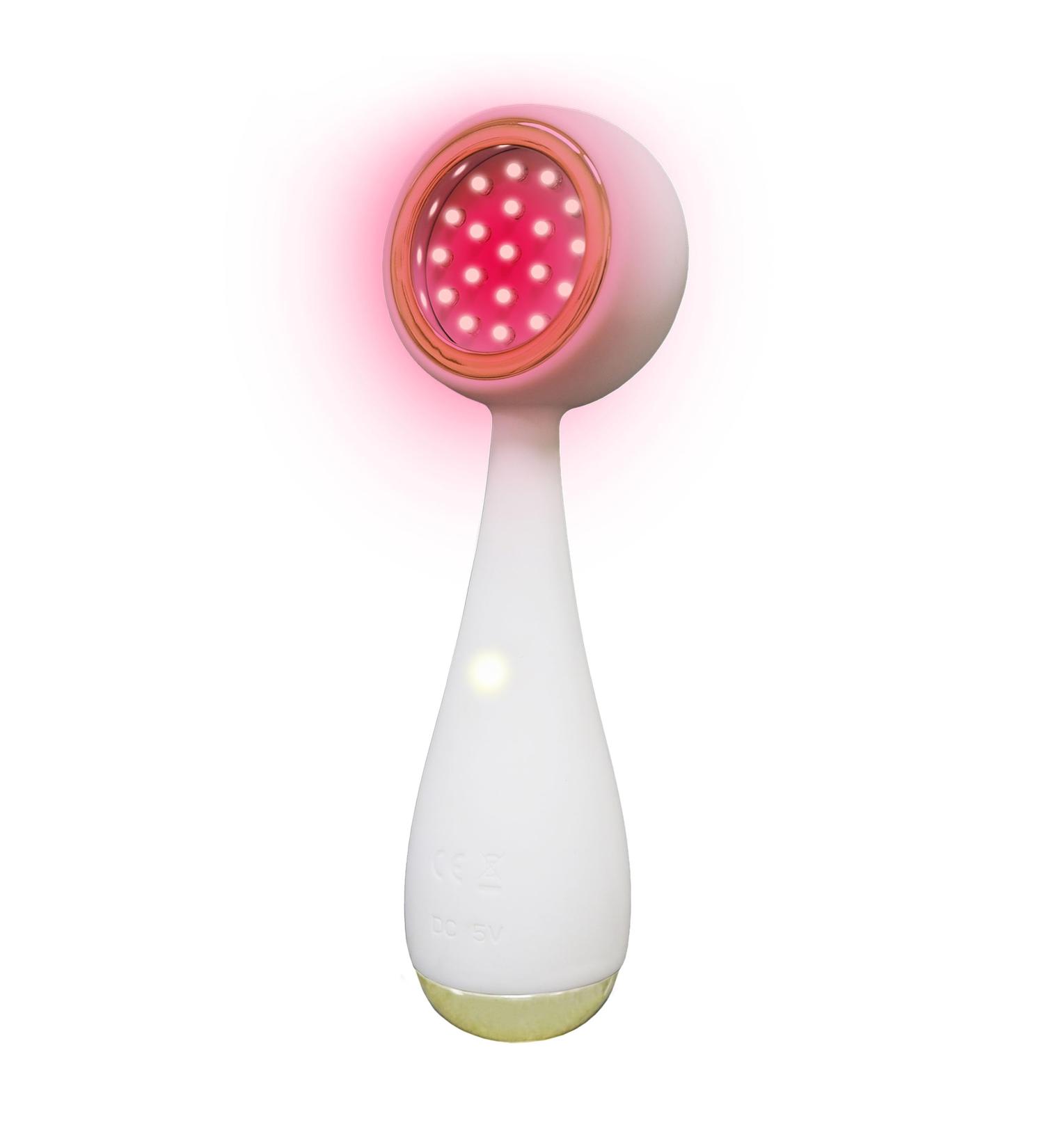 PMD Clean Redvolution - Smart Facial Cleansing Device with Silicone Brush & Red Light Therapy for Smoother Skin Fine Lines Reduction & Firming - Face & Body Care - Buy Online on SooperMarket.com