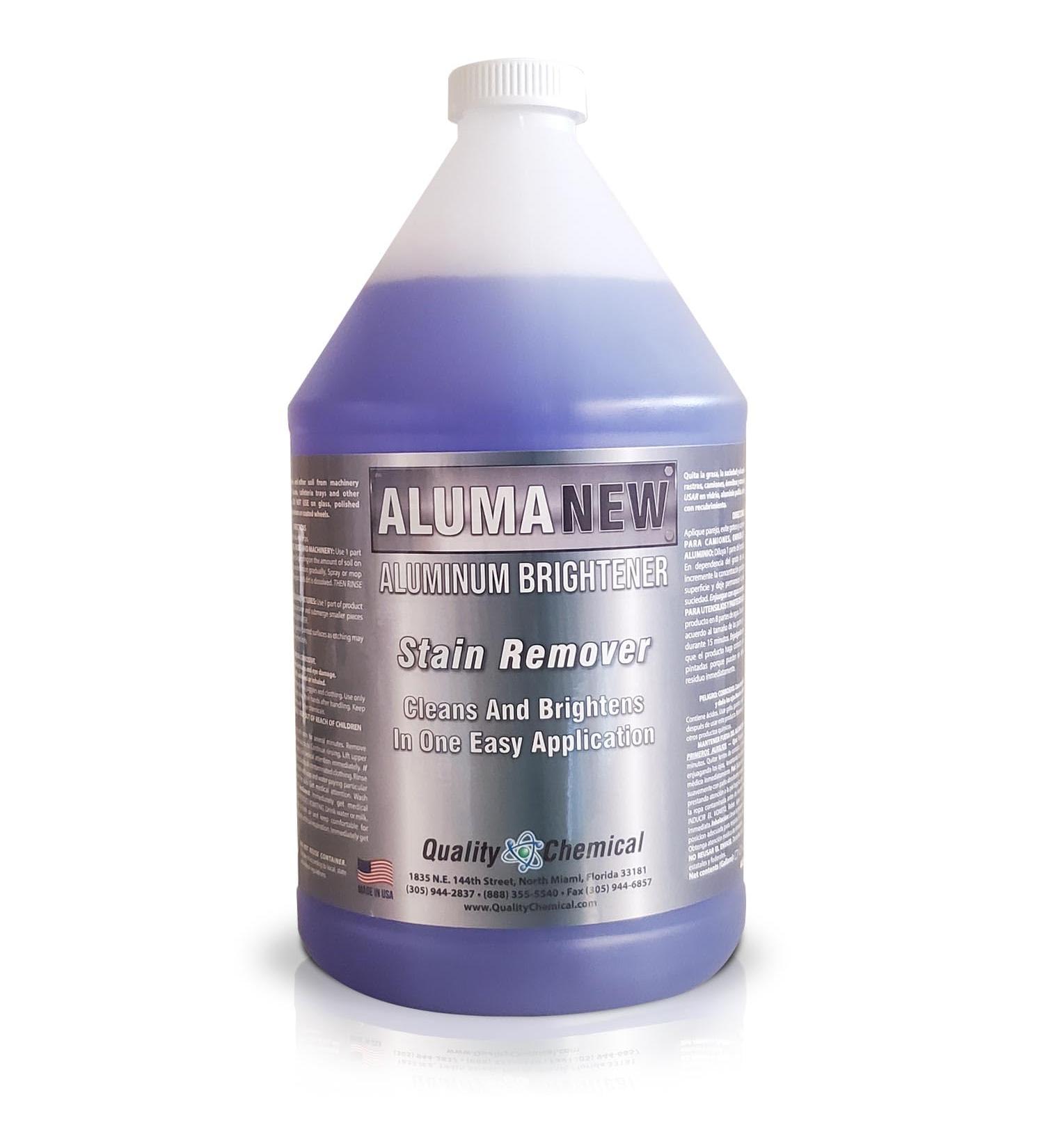 Premium Aluminum Brightener & Stain Remover - 1 Gallon Made in USA | Quality Chemical Cleaner & Restorer - Buy Online on SooperMarket.com