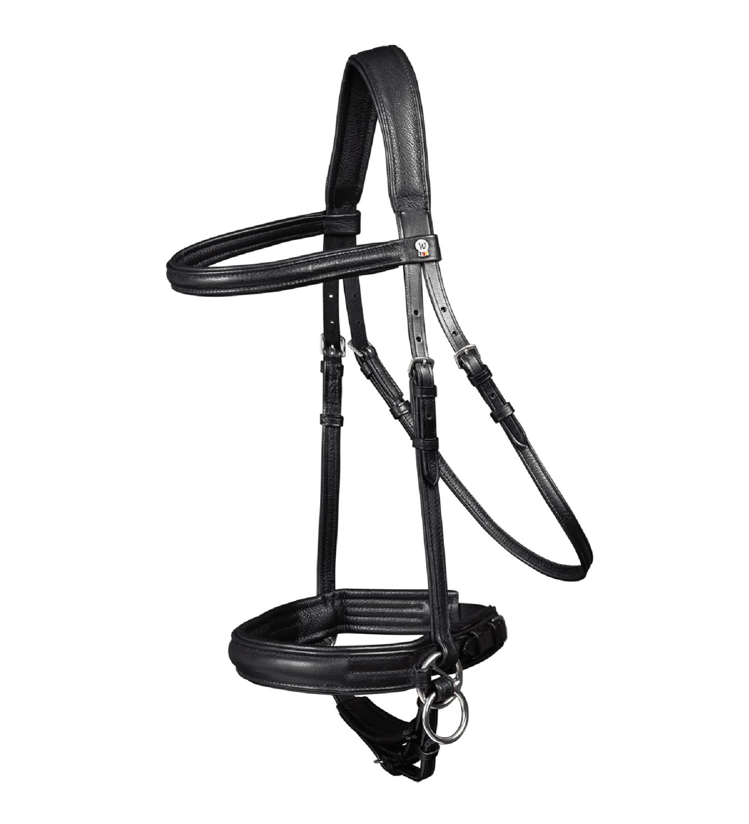WALDHAUSEN X-Line Bitless Bridle - Supersoft Black for Warmbloods | International Shipping Available - Buy Online on SooperMarket.com