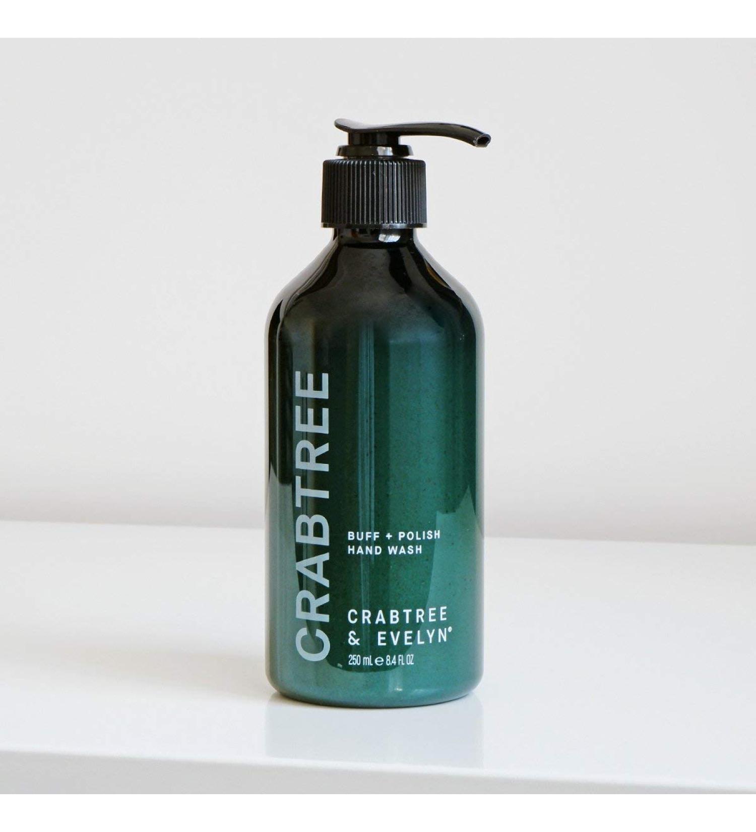 Crabtree & Evelyn - Buff + Polish Hand Wash | Bamboo Stem + Milled Apple Seeds + Bergamot Oil | 250mL - Buy Online on SooperMarket.com