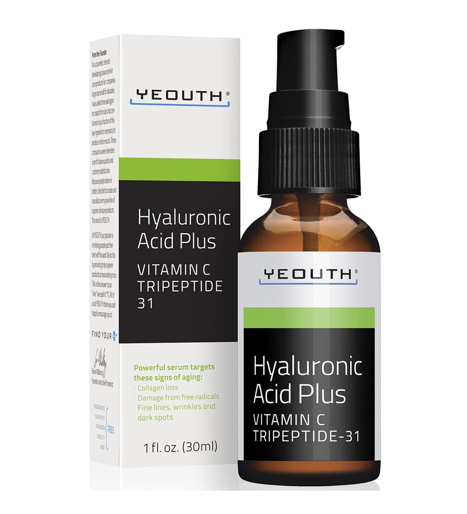 Yeouth Hyaluronic Acid Plus 1 fl oz - Hydrating Serum for Plump Skin - Buy Online on SooperMarket.com