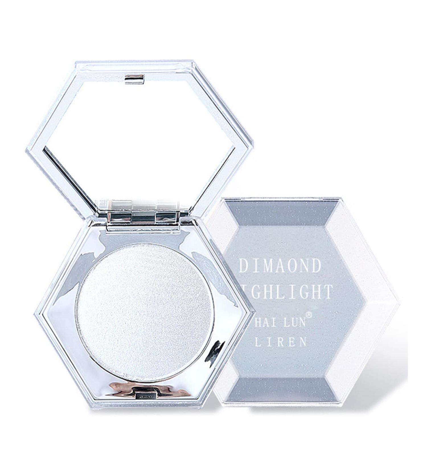 Diamond White Glitter Highlighter Powder for Face and Body - Long Lasting and Easy to Apply - Buy Online on SooperMarket.com