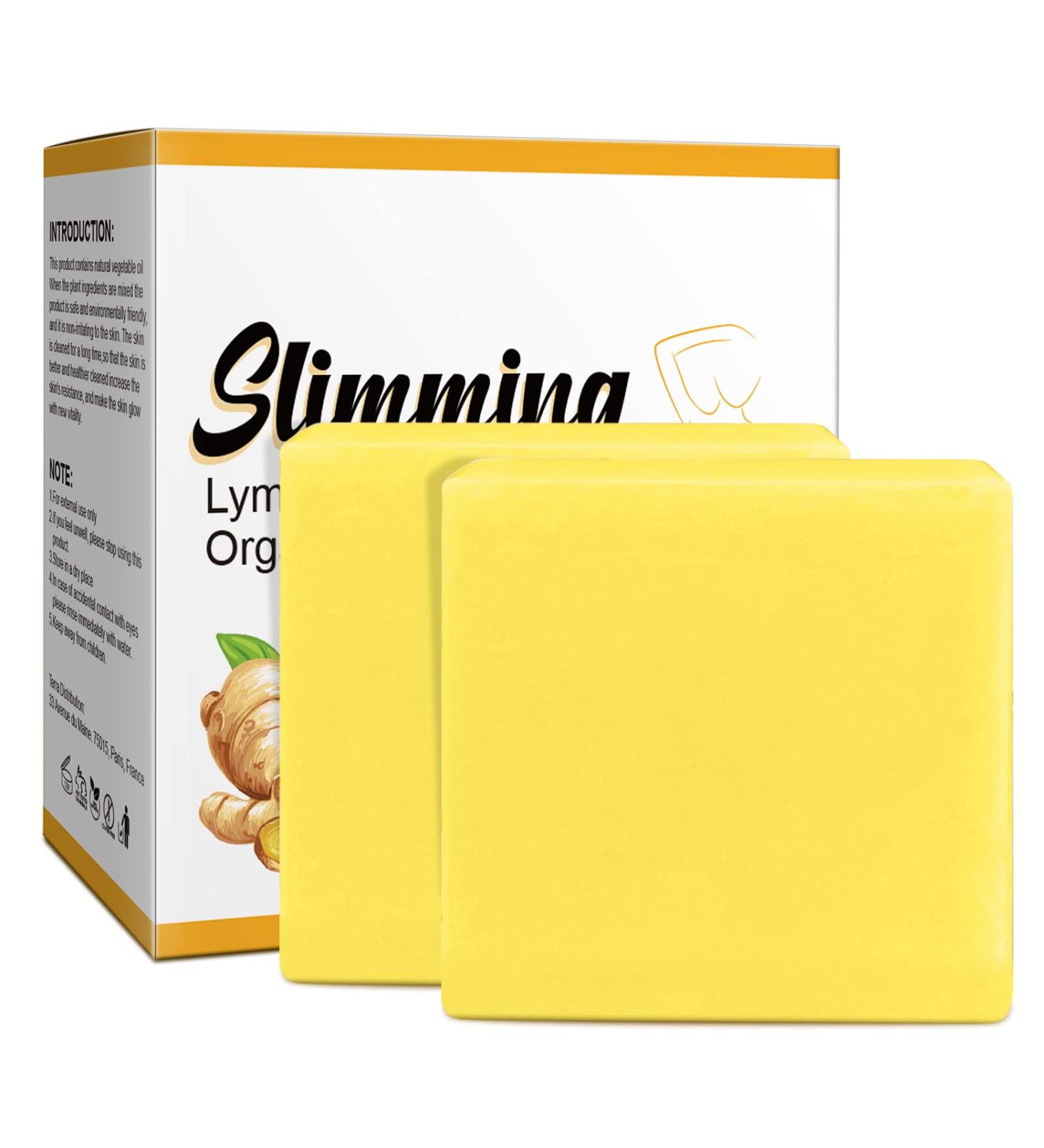 Organic Ginger Soap (2 Pack) - Weight Loss & Blood Circulation Support for Face and Body - Buy Online on SooperMarket.com