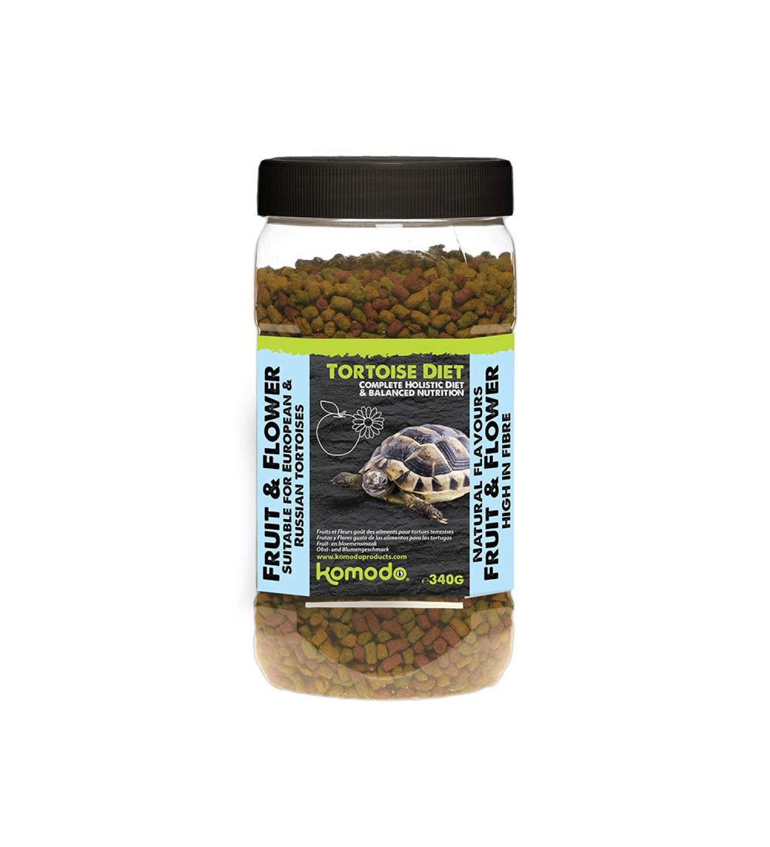 Komodo Complete Holistic Tortoise Diet Fruit and Flower 340 g (Pack of 2) - Buy Online on SooperMarket.com