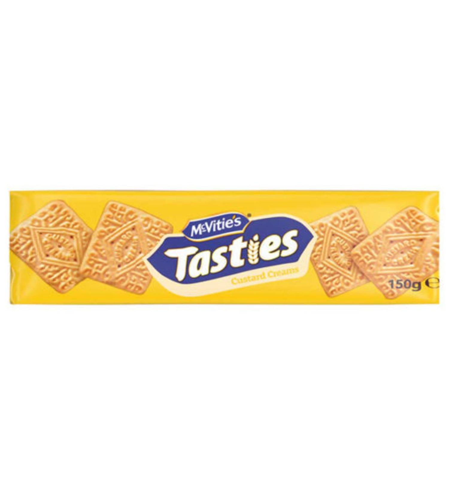 McVitie's Tasties Custard Creams 12x150g Vegetarian suitable