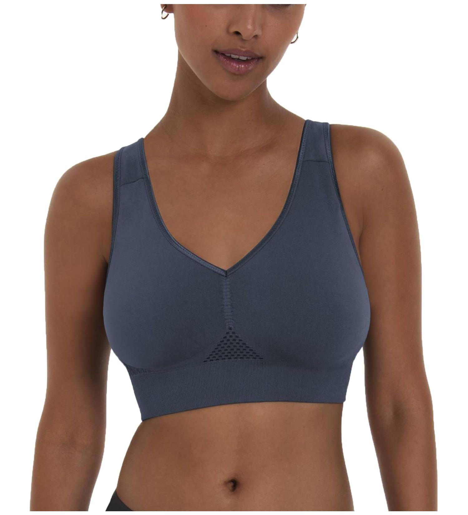 Anita Lotta Komfort-BH ohne B gel - Gemoldet Damen L in Himmelgrau | Bequeme internationale Lieferung - Buy Online on SooperMarket.com