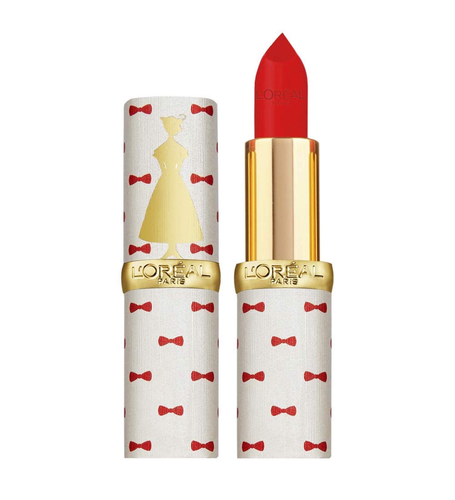 L'Or al Paris Disney Mary Poppins Lipstick - Long-Lasting Matte 346 Red | Limited Edition Gift for Women - Buy Online on SooperMarket.com