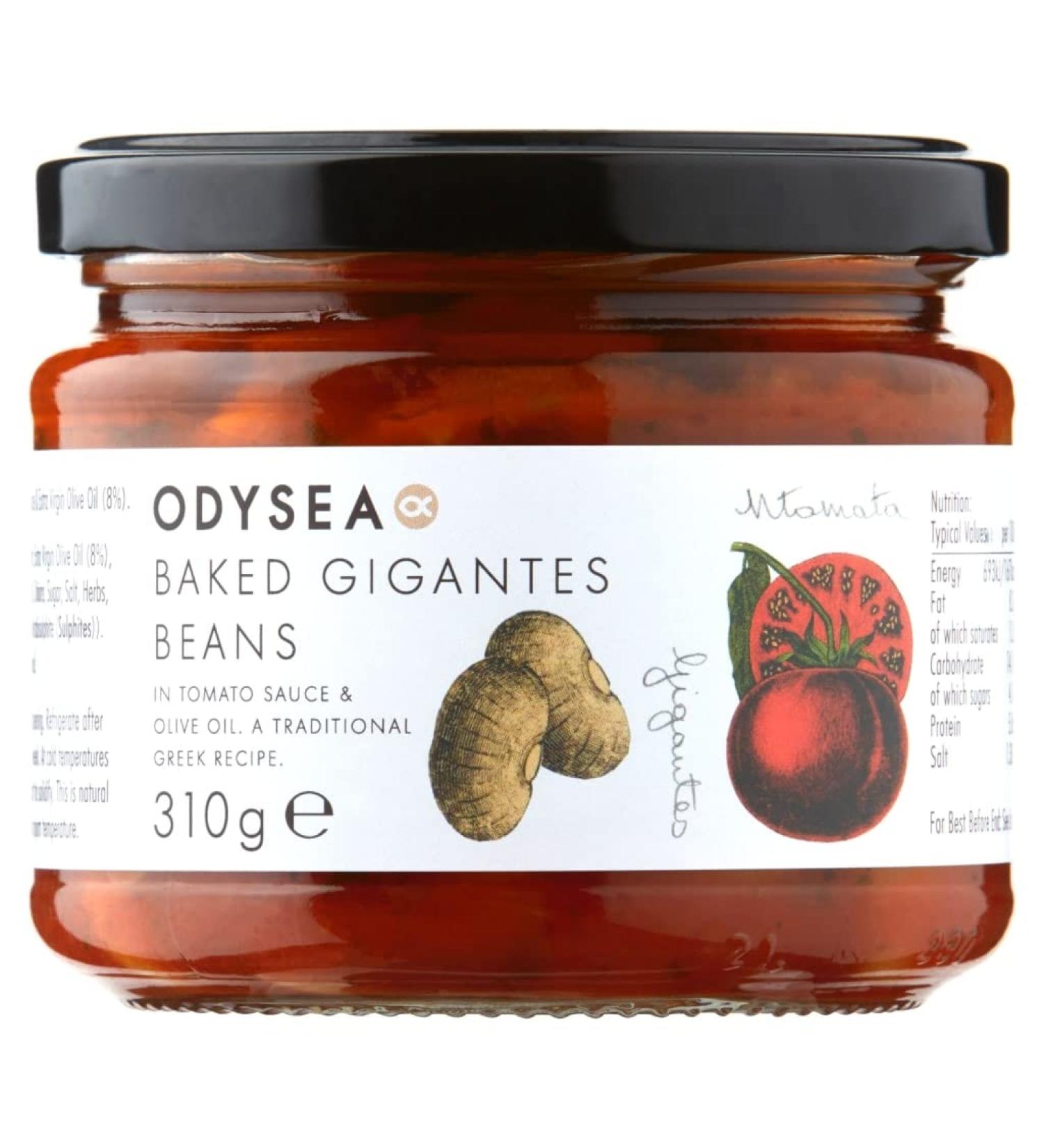 Odysea Baked Gigantes Beans 310g - Premium Greek Beans - Buy Online on SooperMarket.com